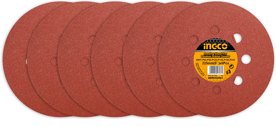 Smirghel 225mm Set 6buc