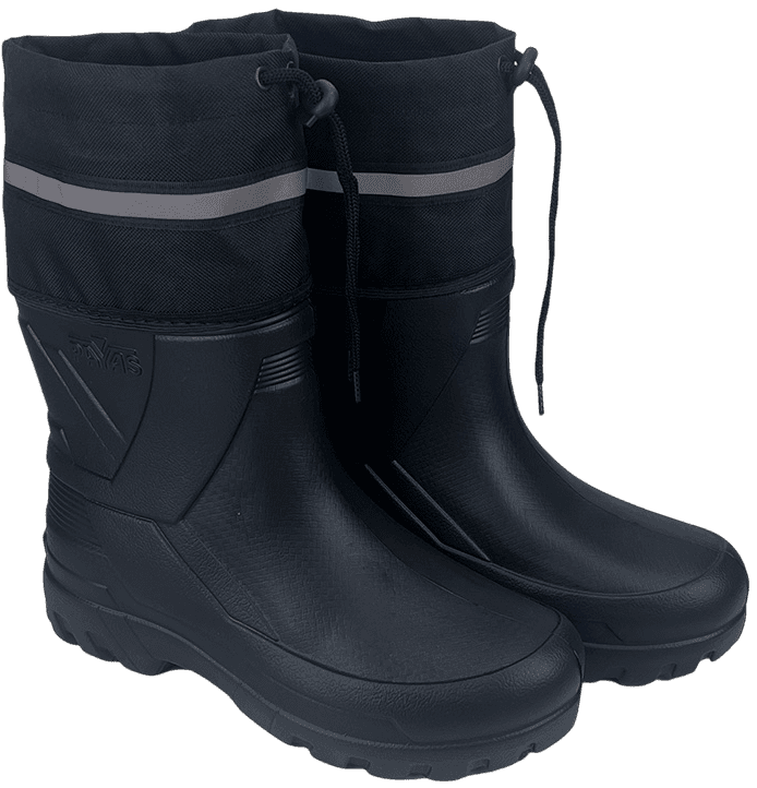 Cizme Barbati Negre RH01 Banda Reflectorizanta 