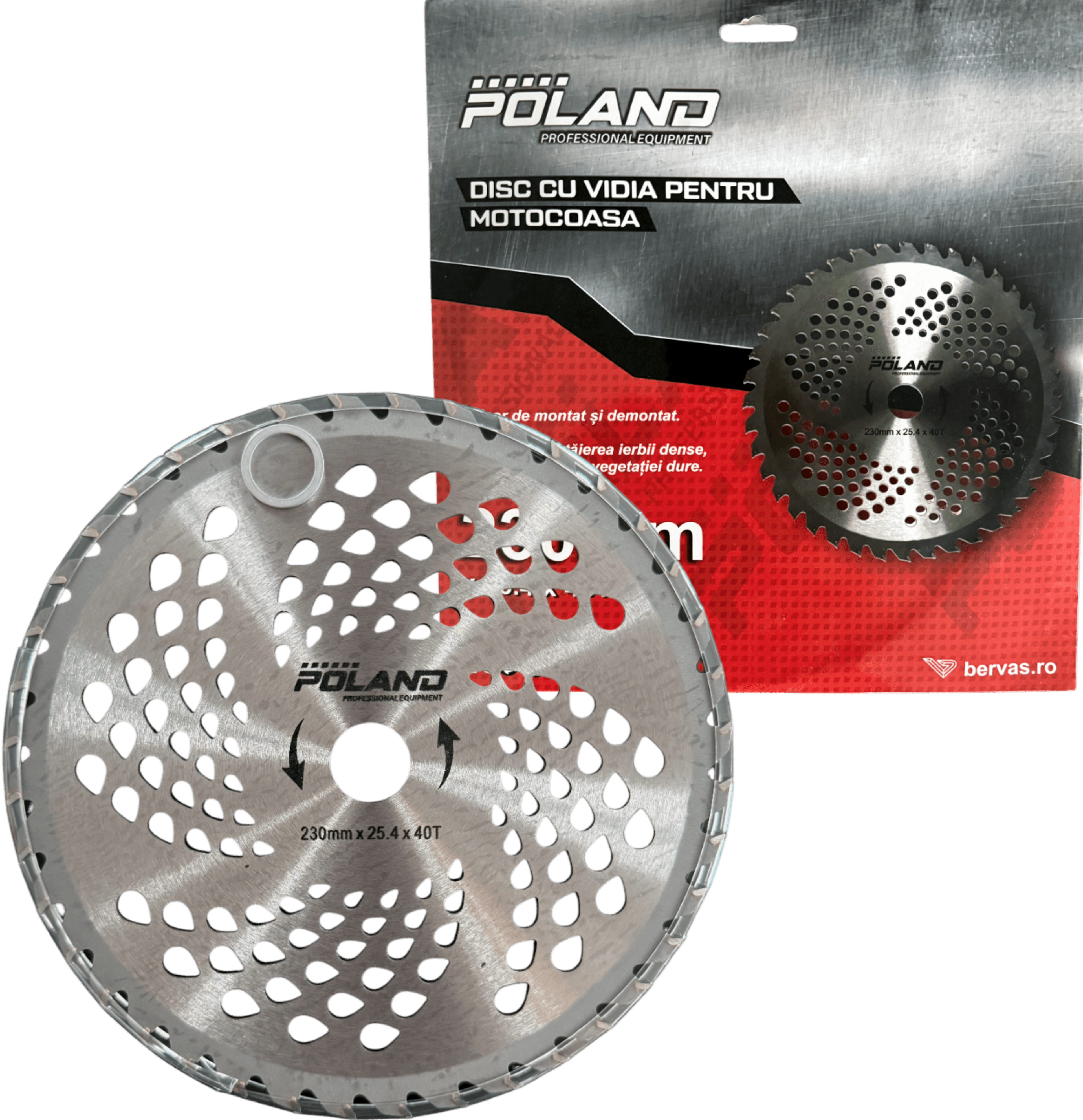 Disc Motocoasa cu Widia 255mm x 25.4 x 40T