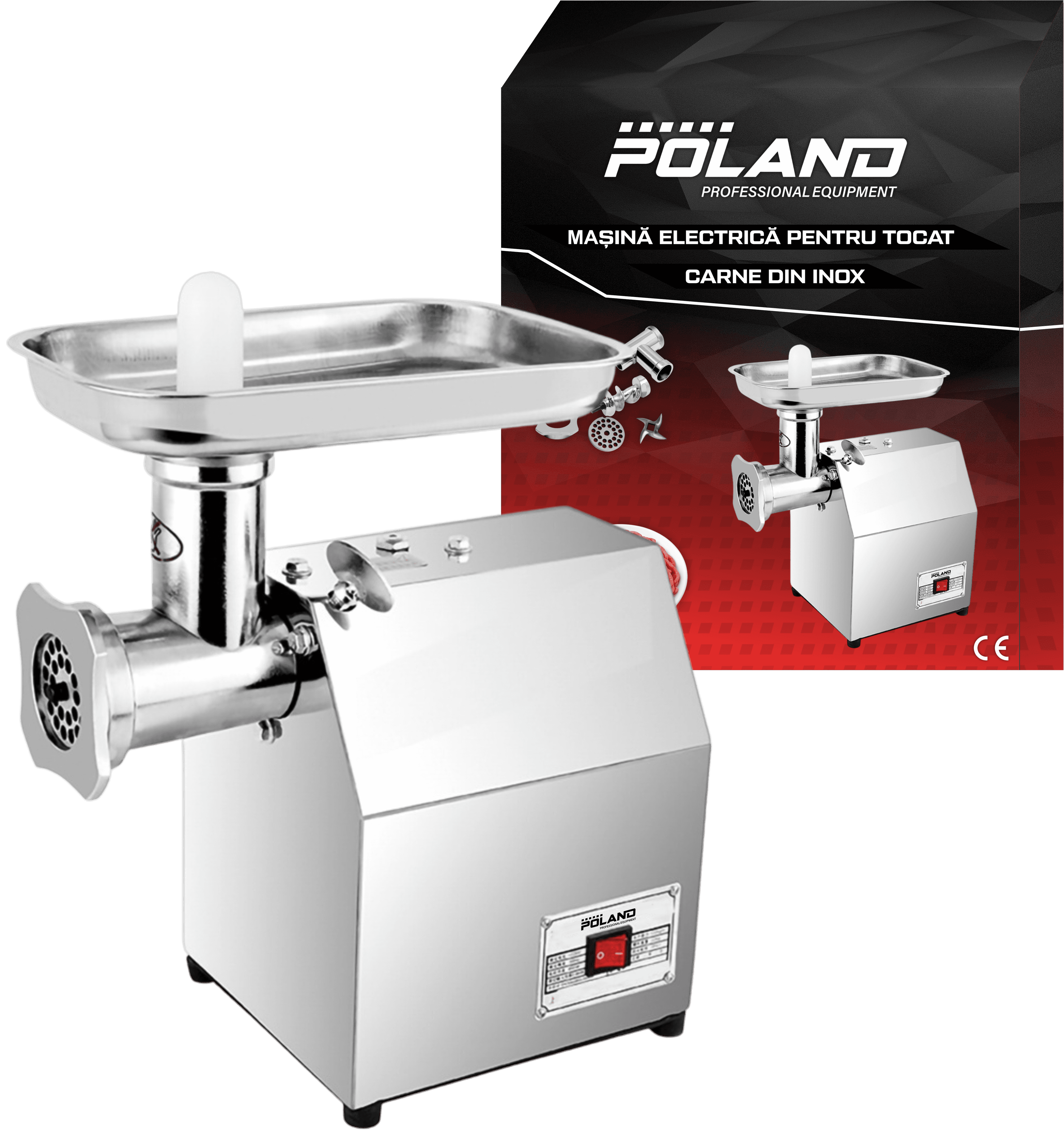 Masina Electrica de Macinat Carne Poland Inox