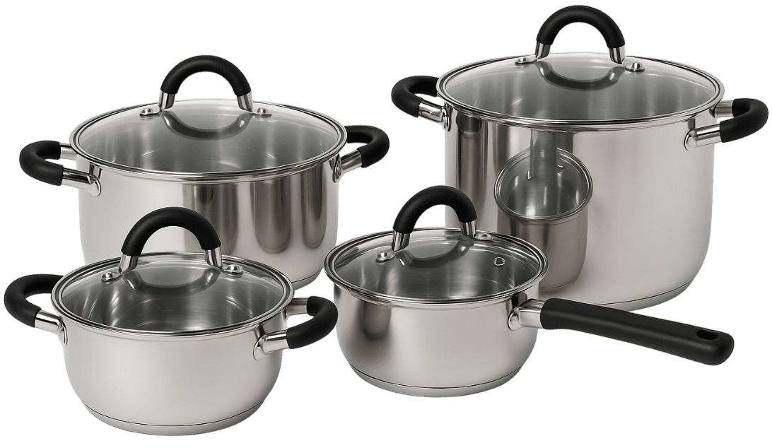 Set Oale inox 8 buc
