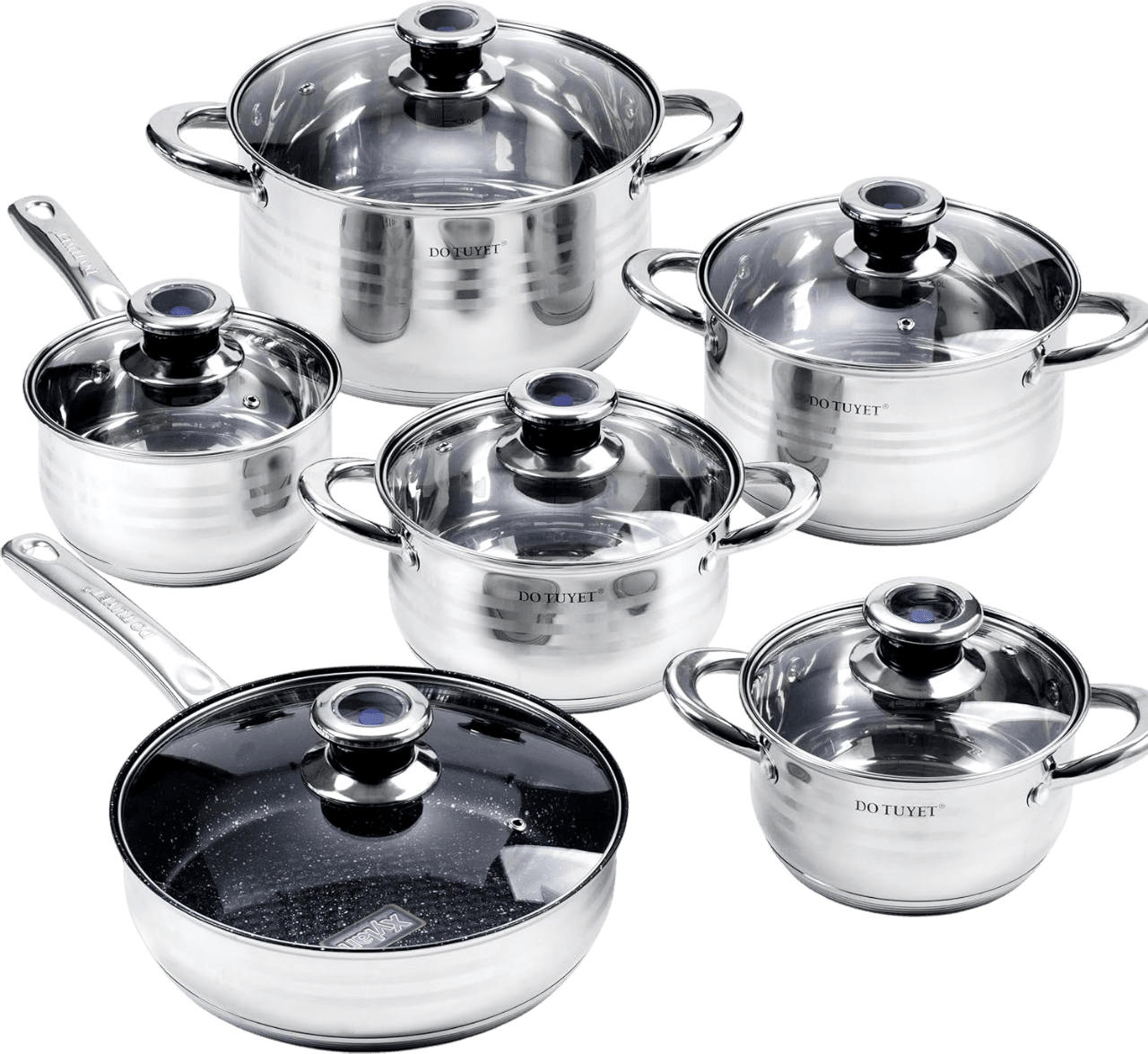 Set Oale inox 12 buc