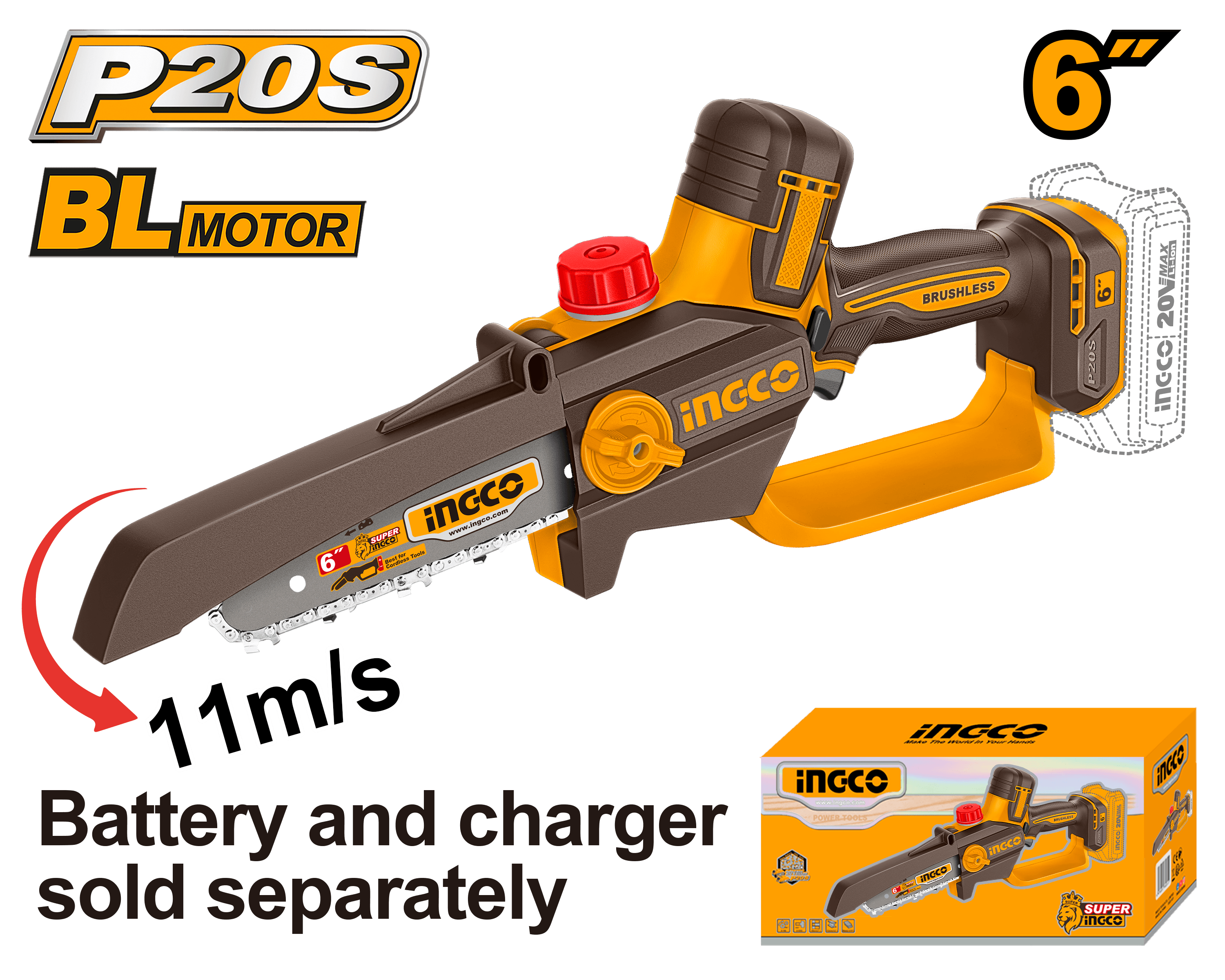 Fierastrau de Mana 20V 15cm (6")