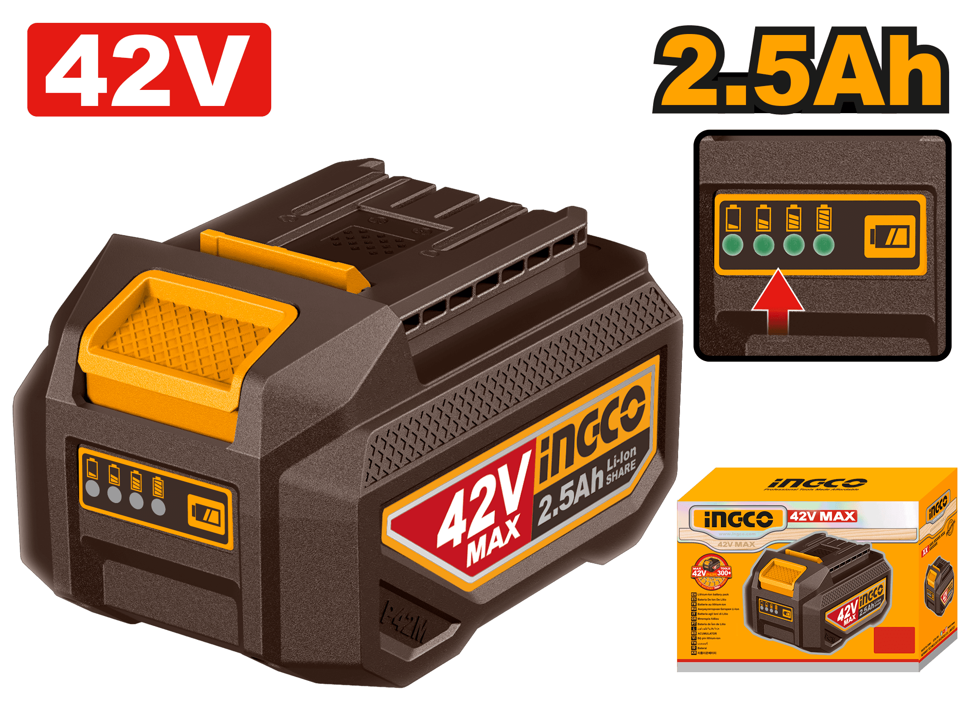 Baterie (Acumulator) 42V 2.5Ah