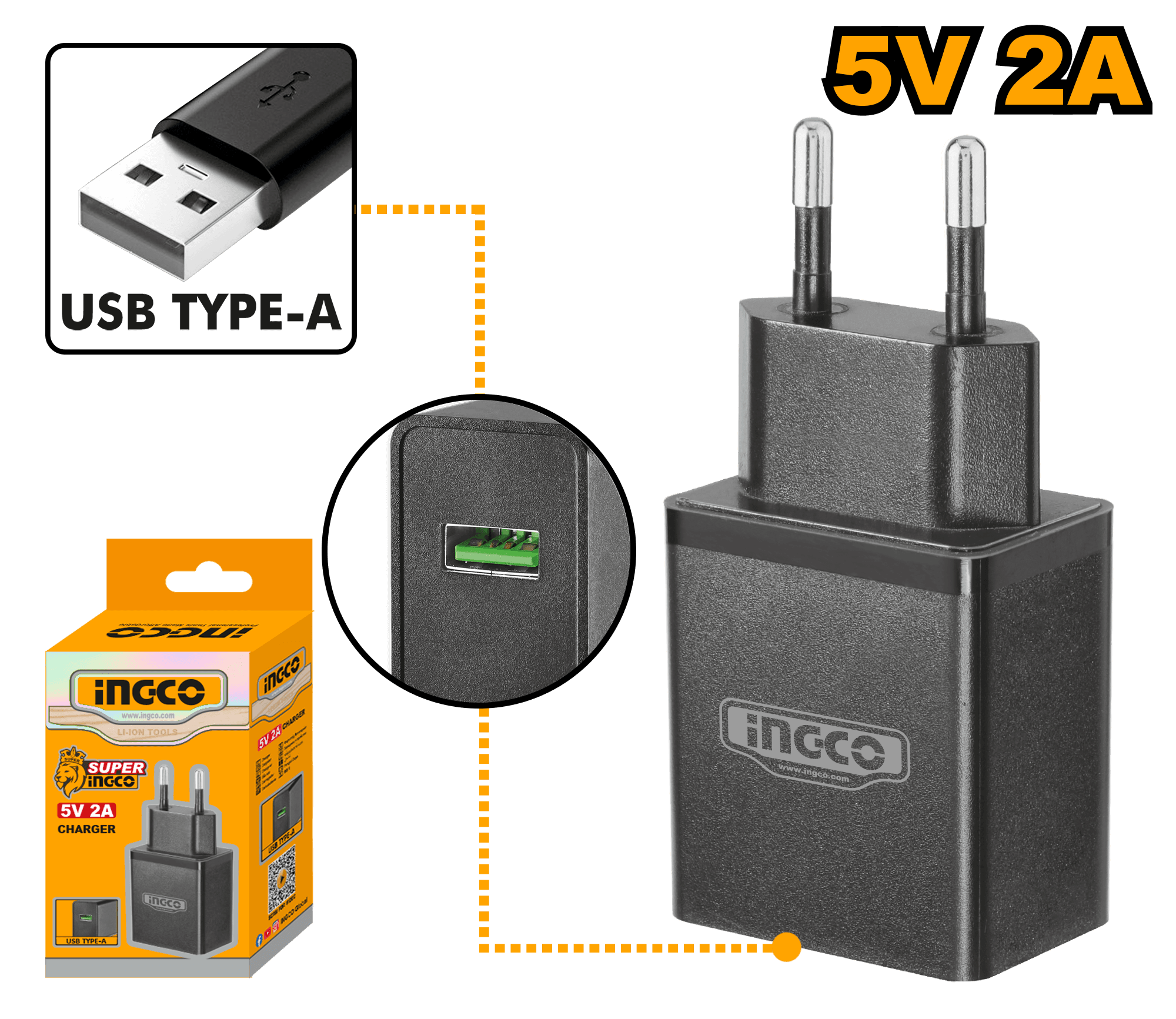 Incarcator USB-A 5V 2Ah