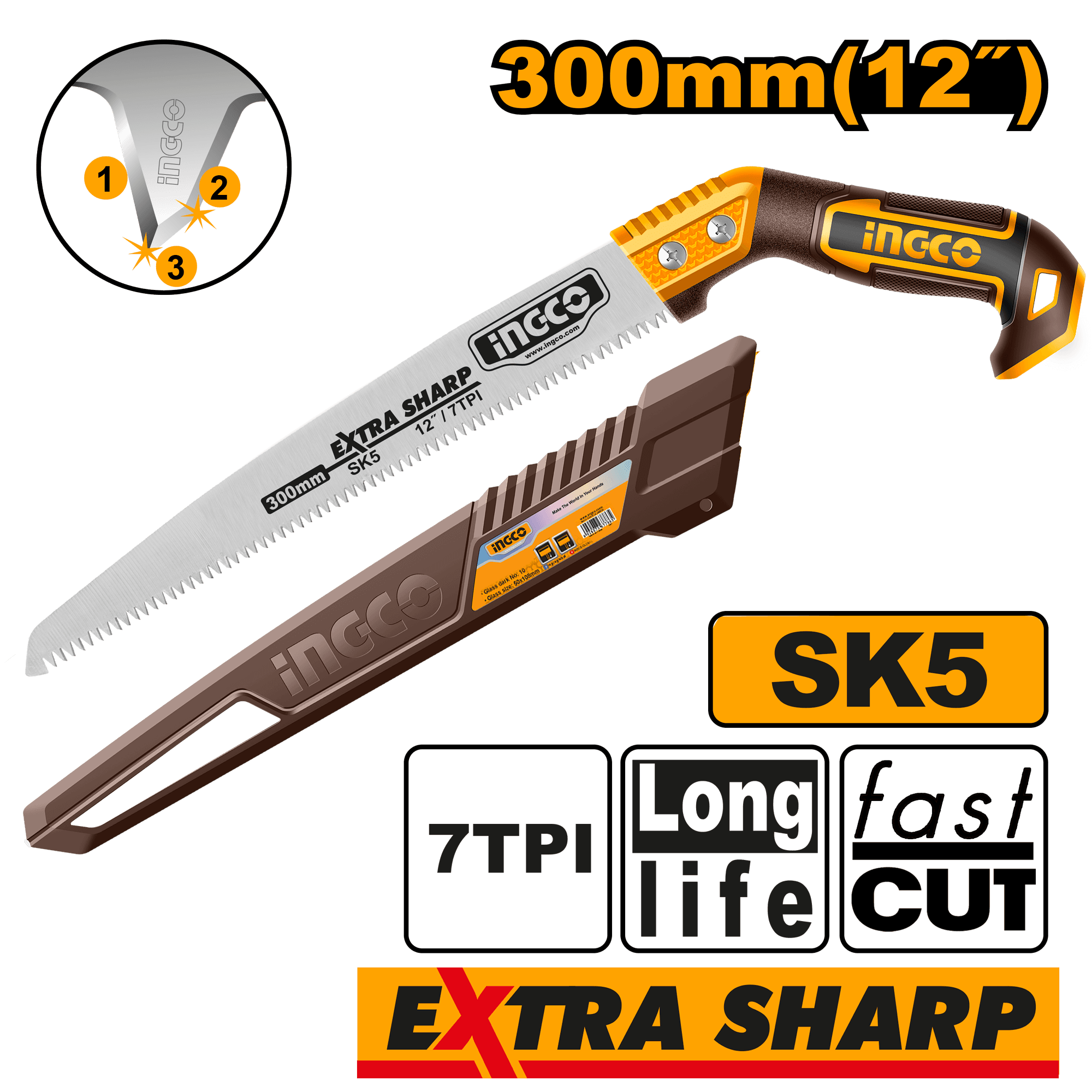 Fierastrau pomi manual drept 30cm 