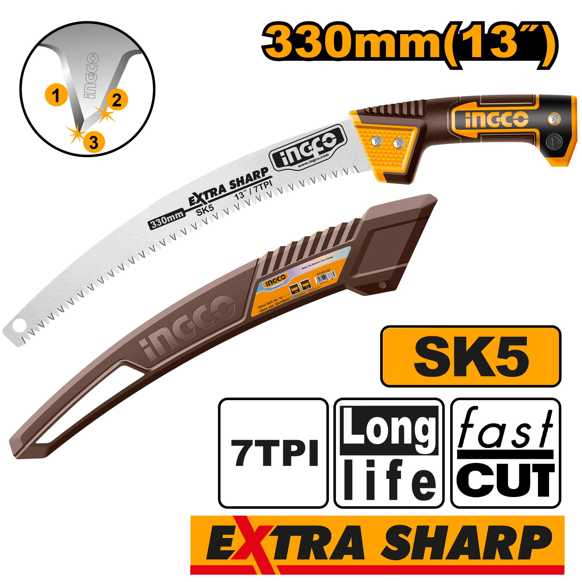 Fierastrau Manual pentru Pomi (pentru Tija) 33cm