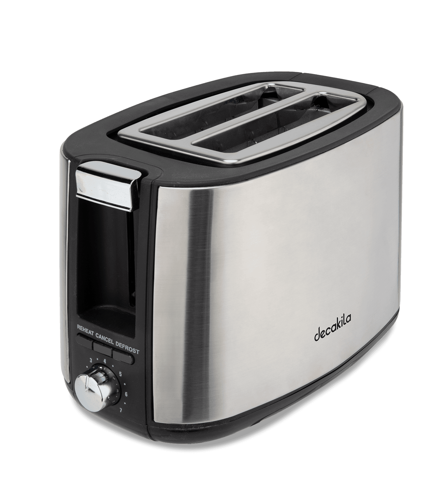 Prajitor Paine 750W 2 Felii Negru/Inox