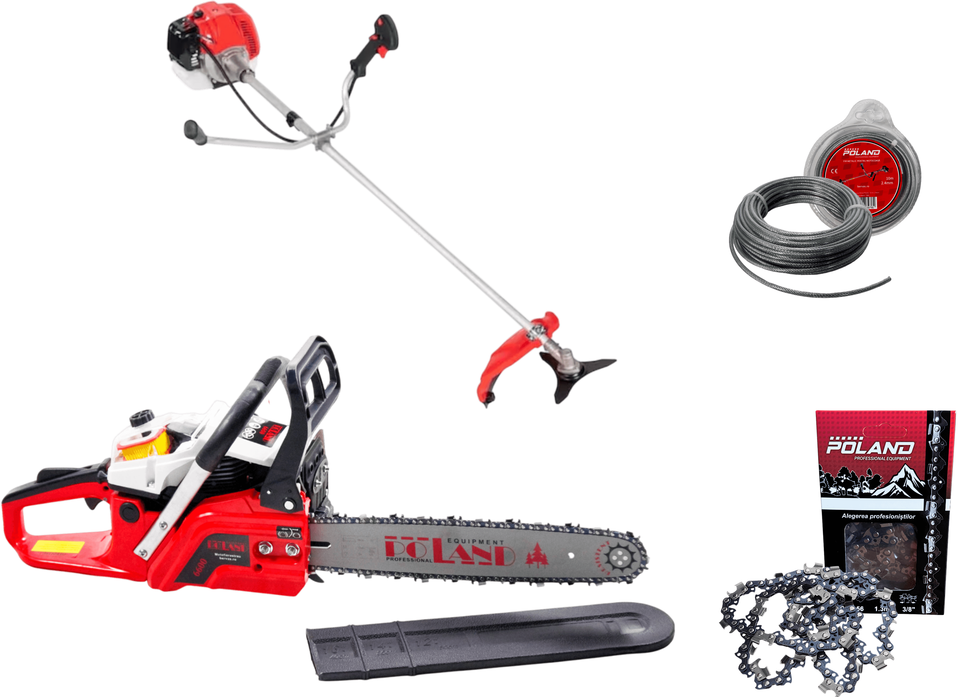 Motofierăstraie, Motocoase și Consumabile (P)