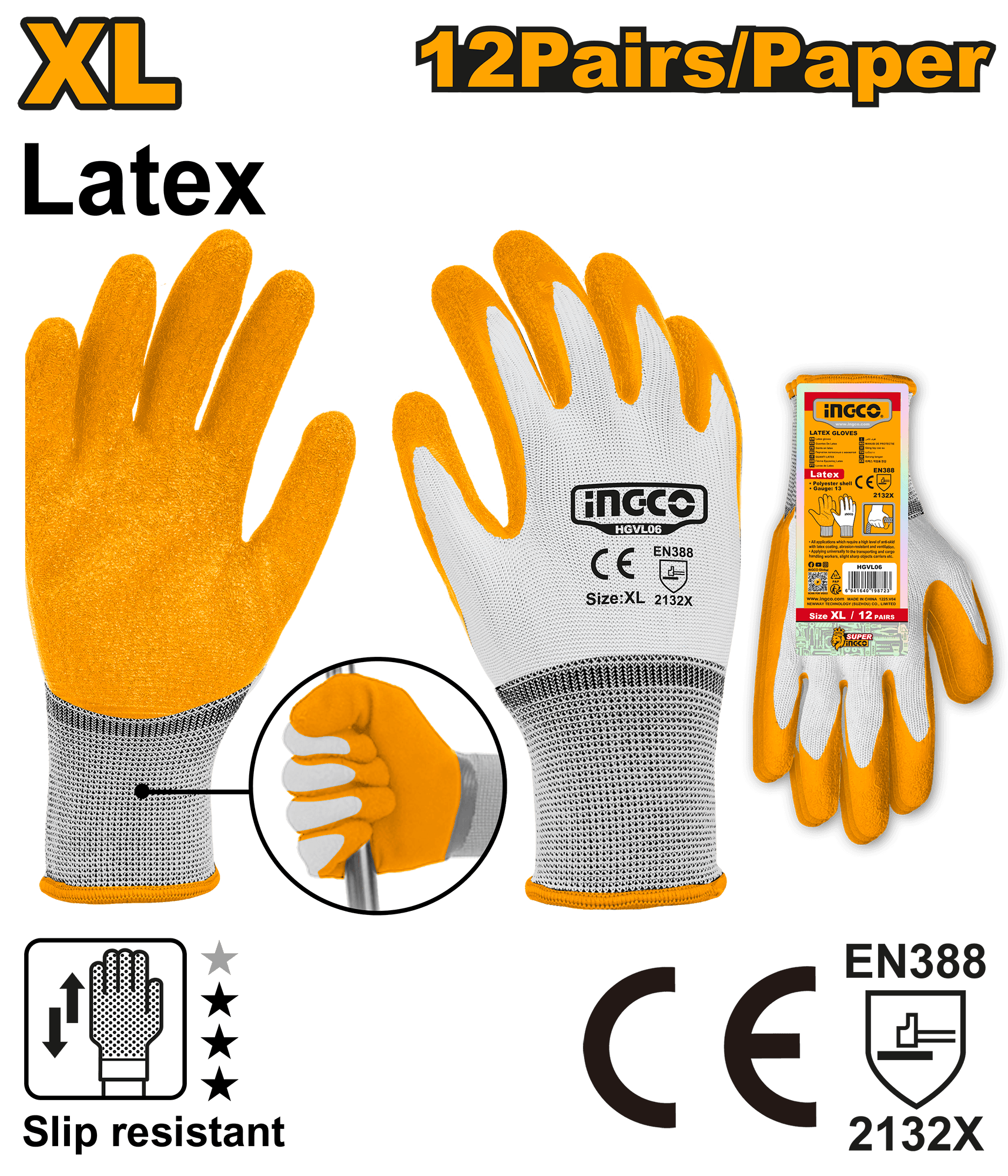 Manusi de Protectie Latex XL