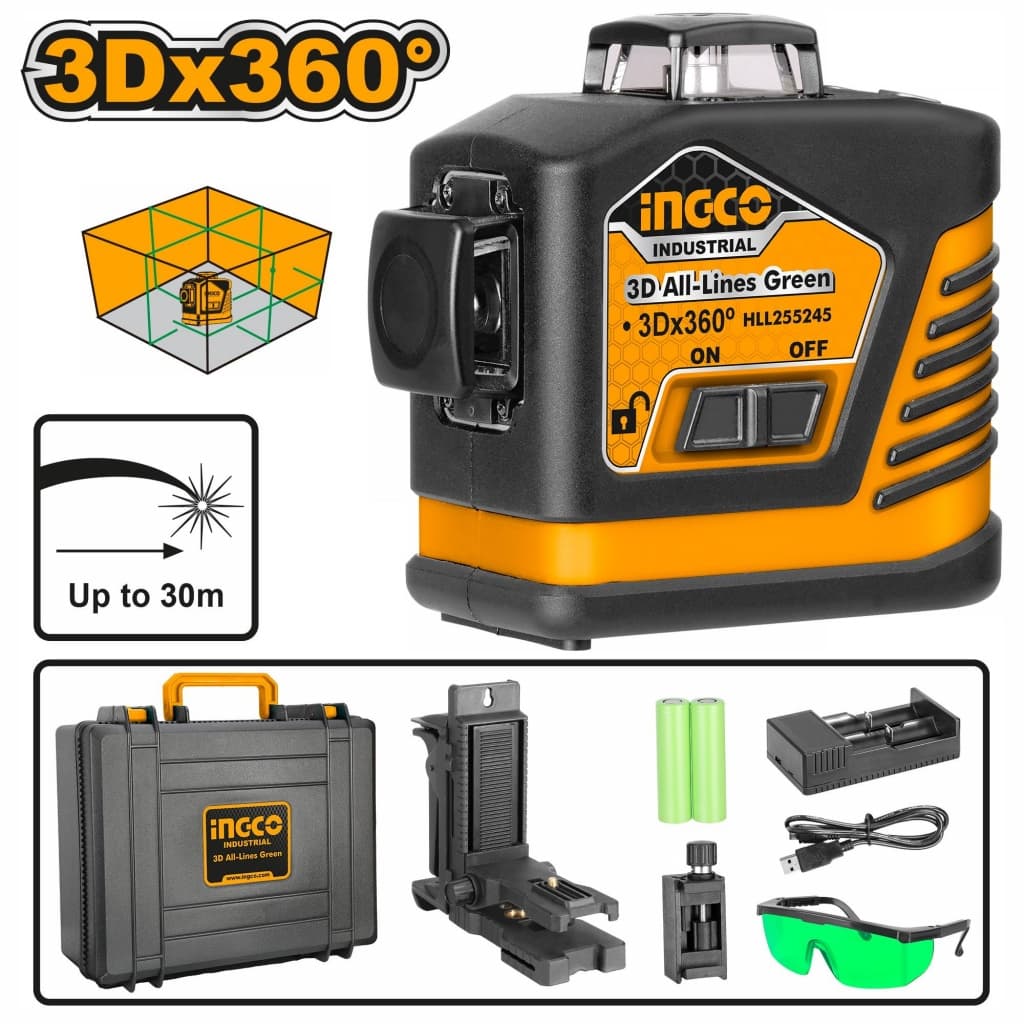 Nivela cu Laser Verde 3D 