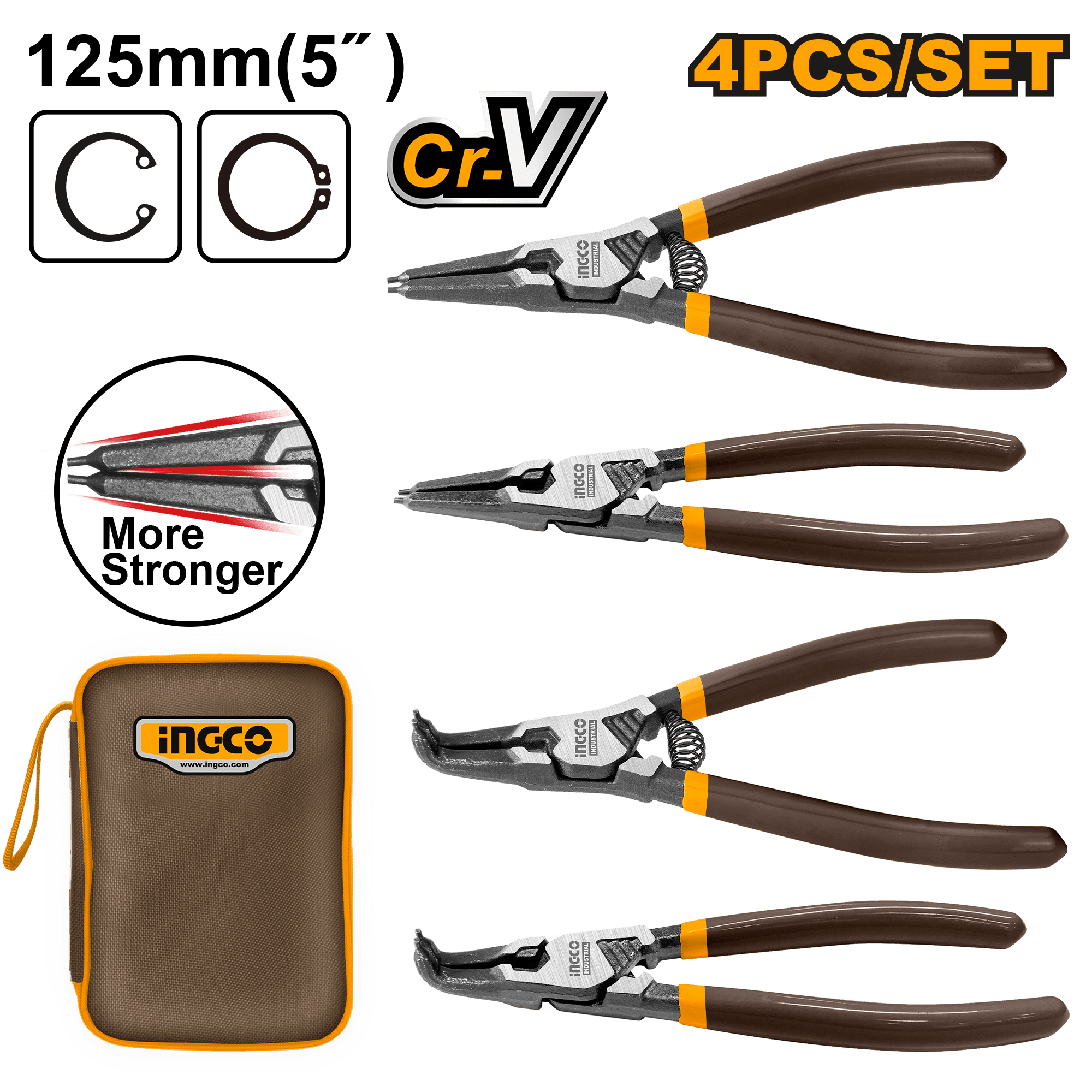 Clesti pentru Sigurante (circlip) Set 4 buc