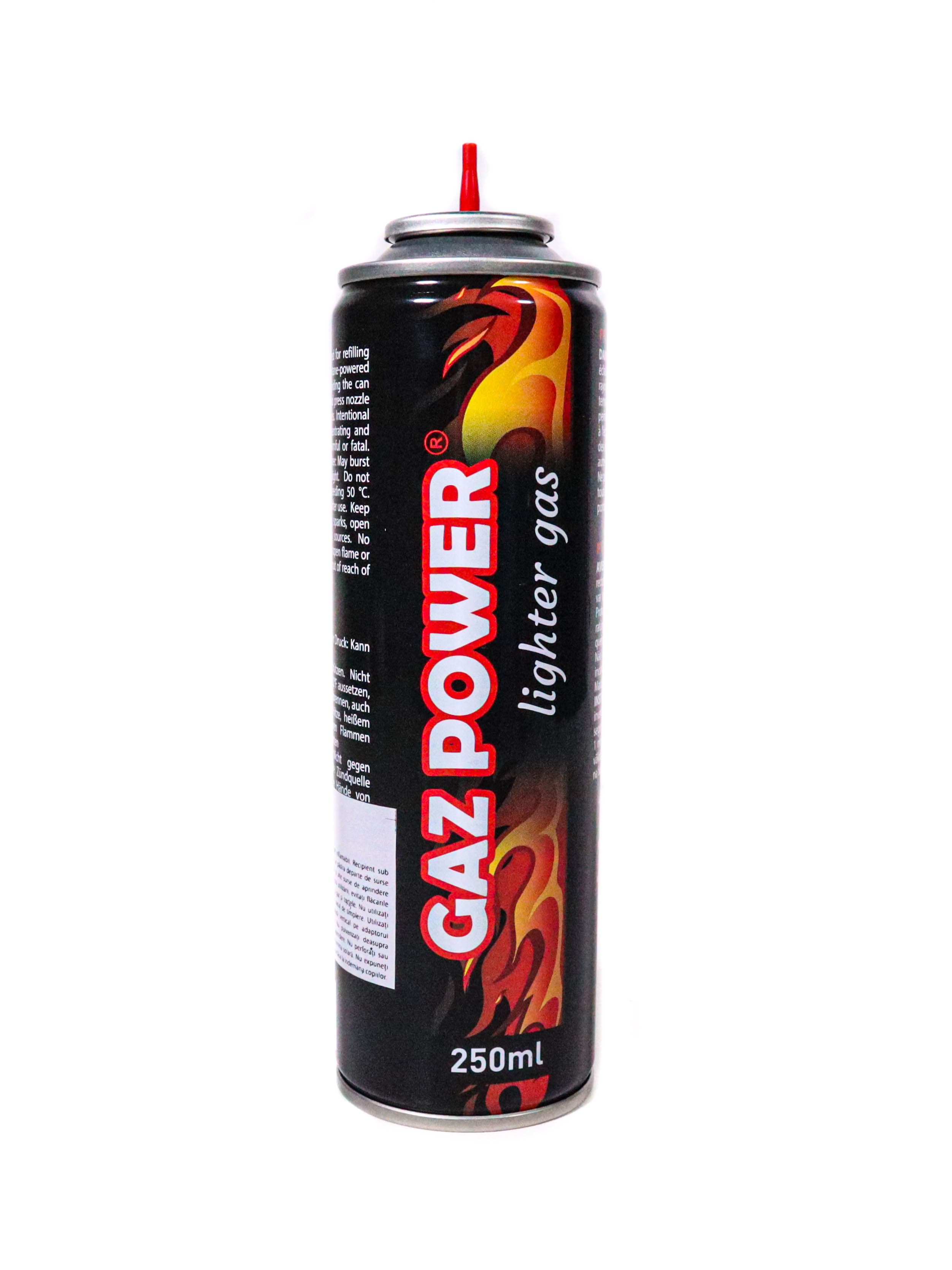 Butelie gaz 250 ml pentru brichete