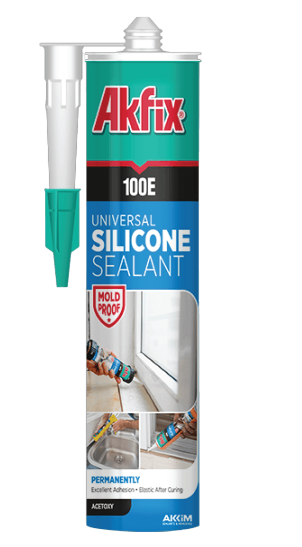 Silicon pentru Etansat Universal Alb/Transparent