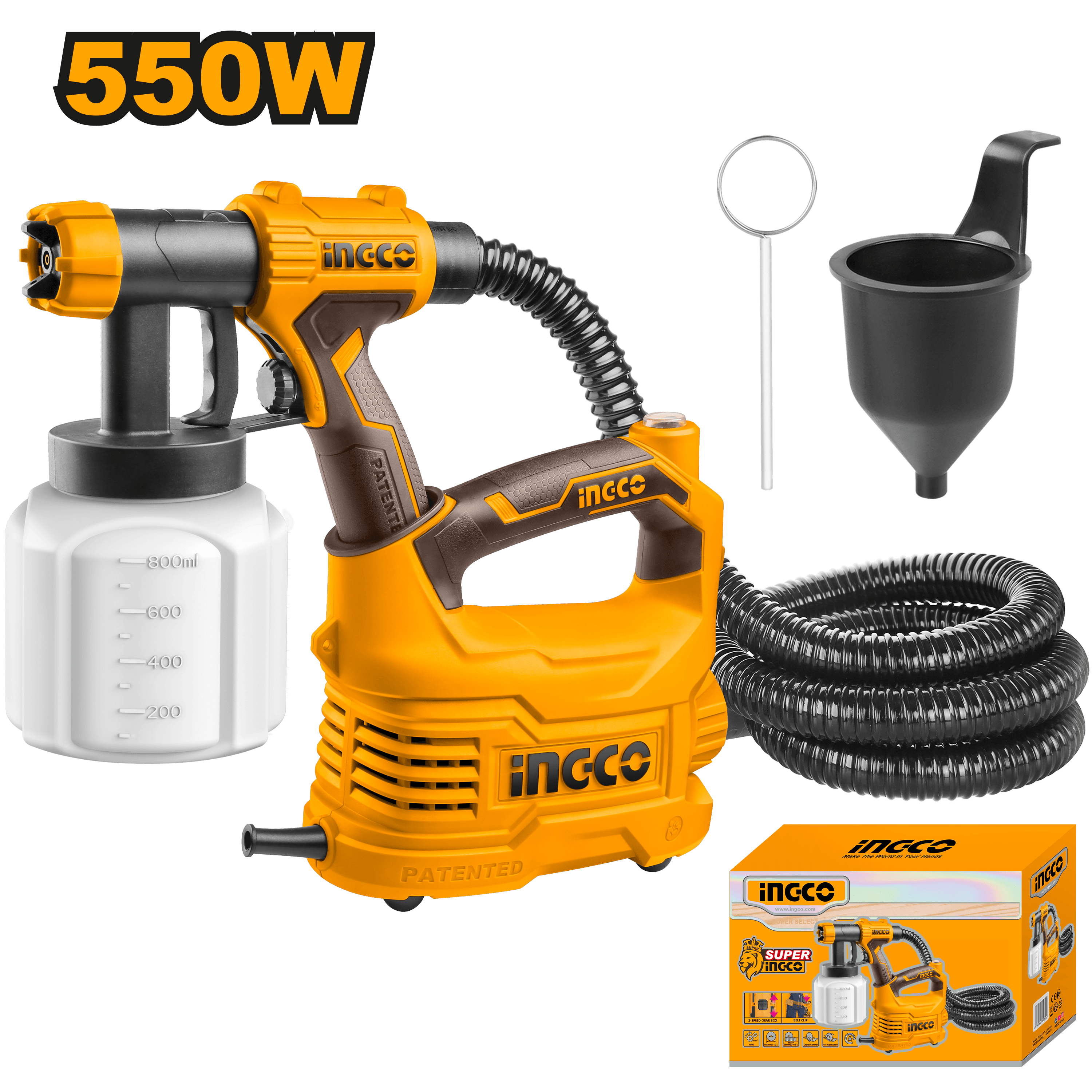 Pistol Electric cu Aer pentru Vopsit 500W