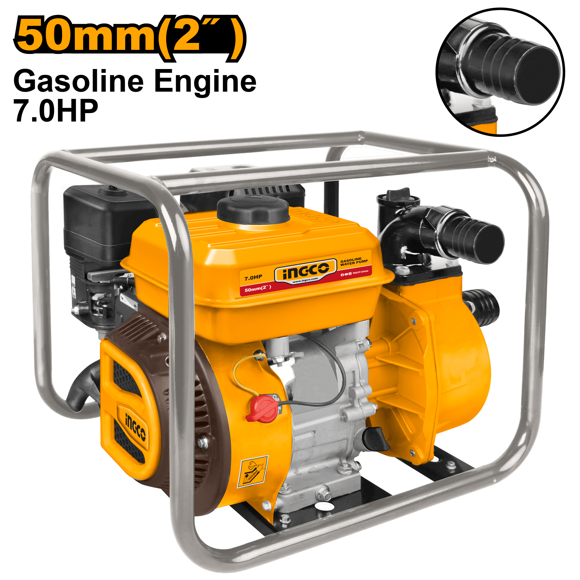 Motopompa 2''  7,0 HP