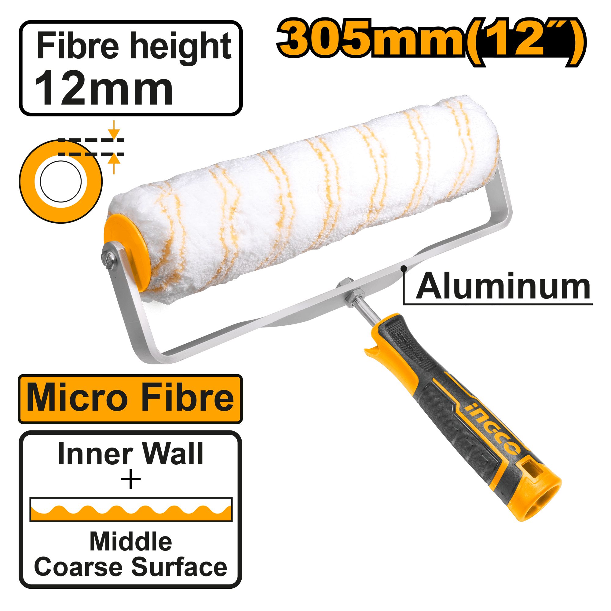 Trafalet 305mm Fibra 12mm pentru Interior