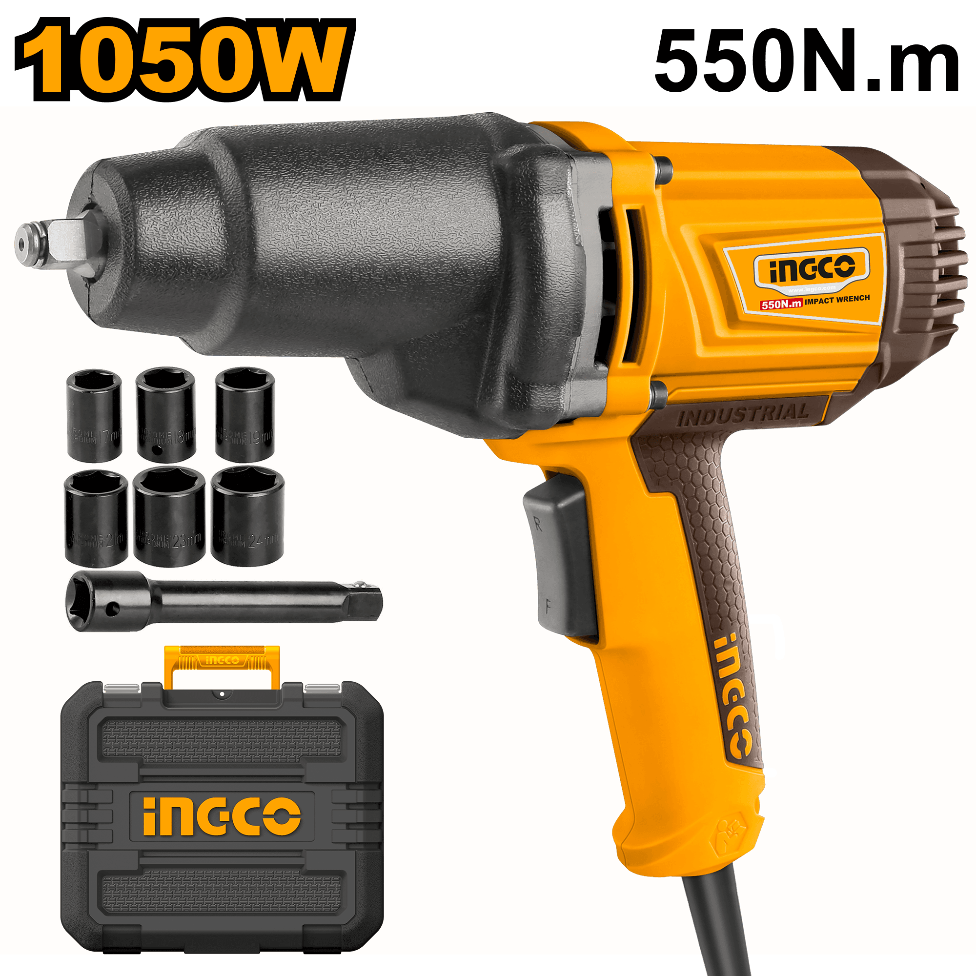 Pistol 1050W 1/2 Impact 520nm + Tubulare