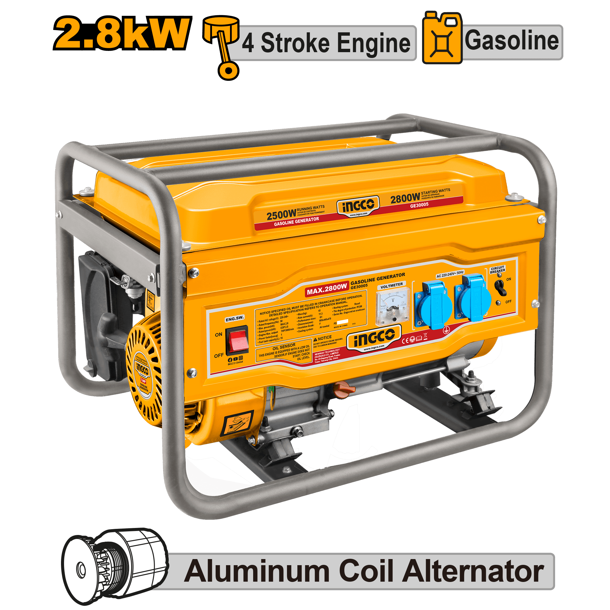 Generator Electric 2.8kW 