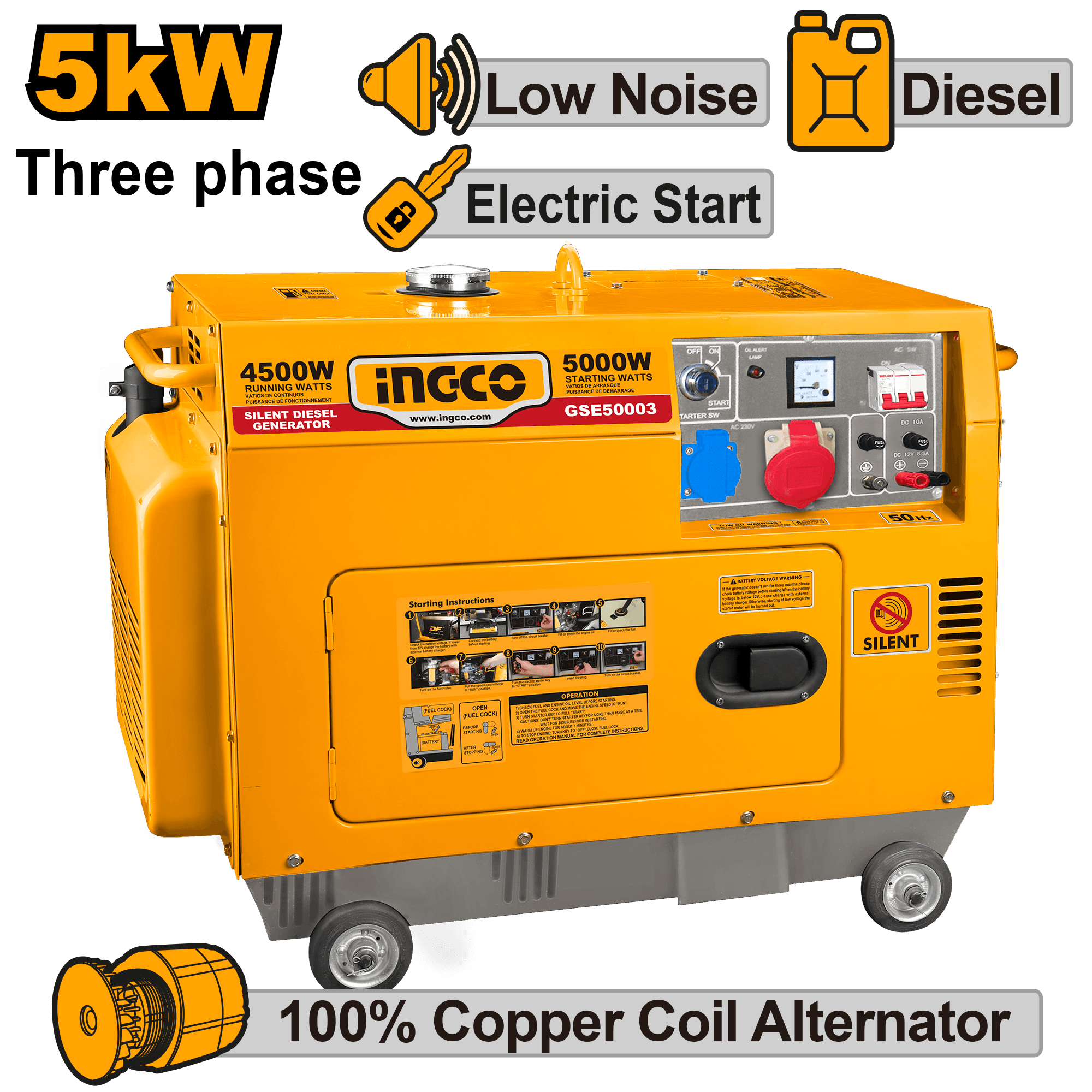 Generator 5KW Silent Diesel