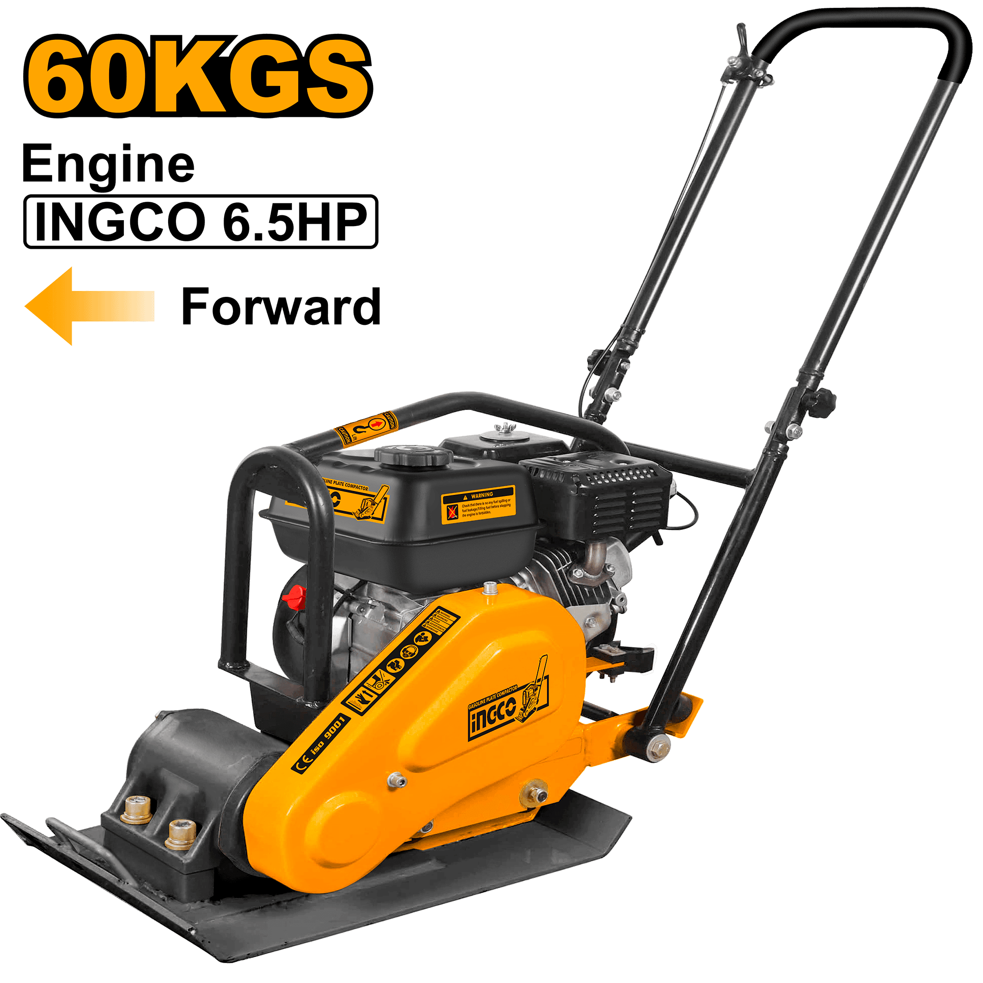 Placa Compactoare 60Kg 6.5Hp