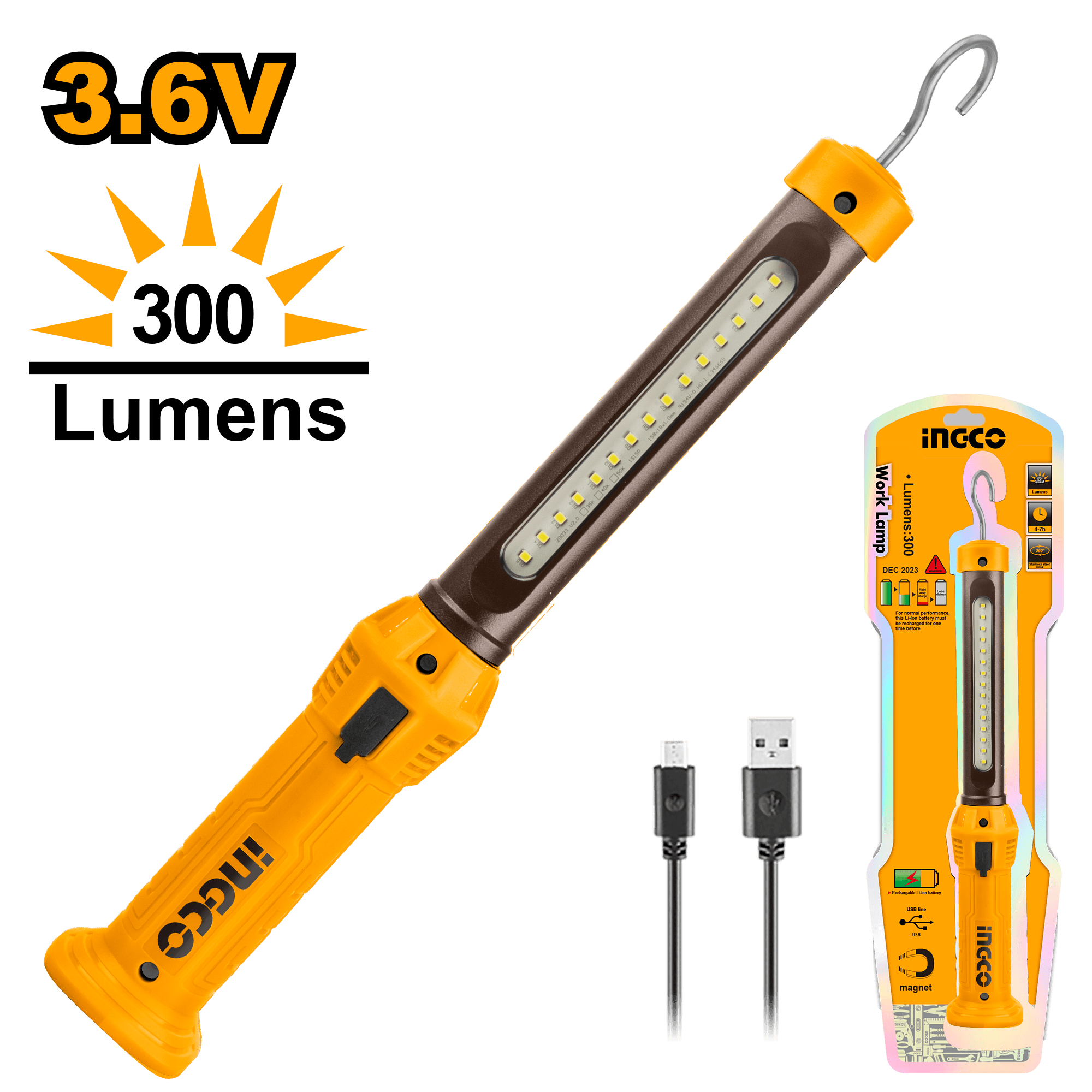 Lanterna Auto USB