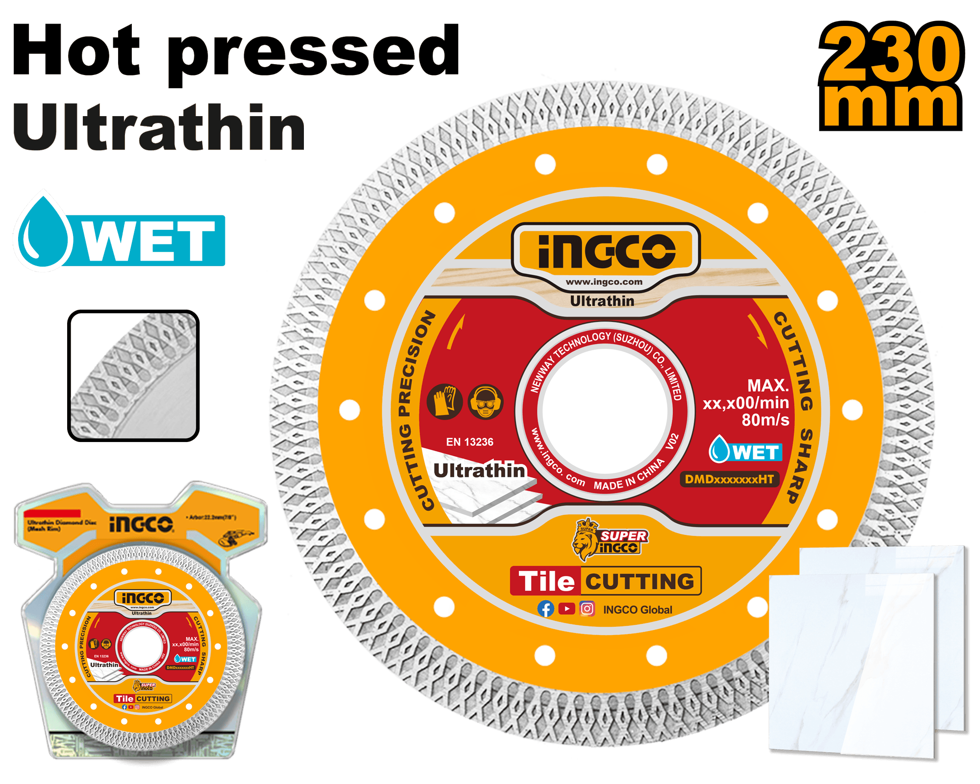 Disc Diamantat Continuu Ultra Subtire Industrial