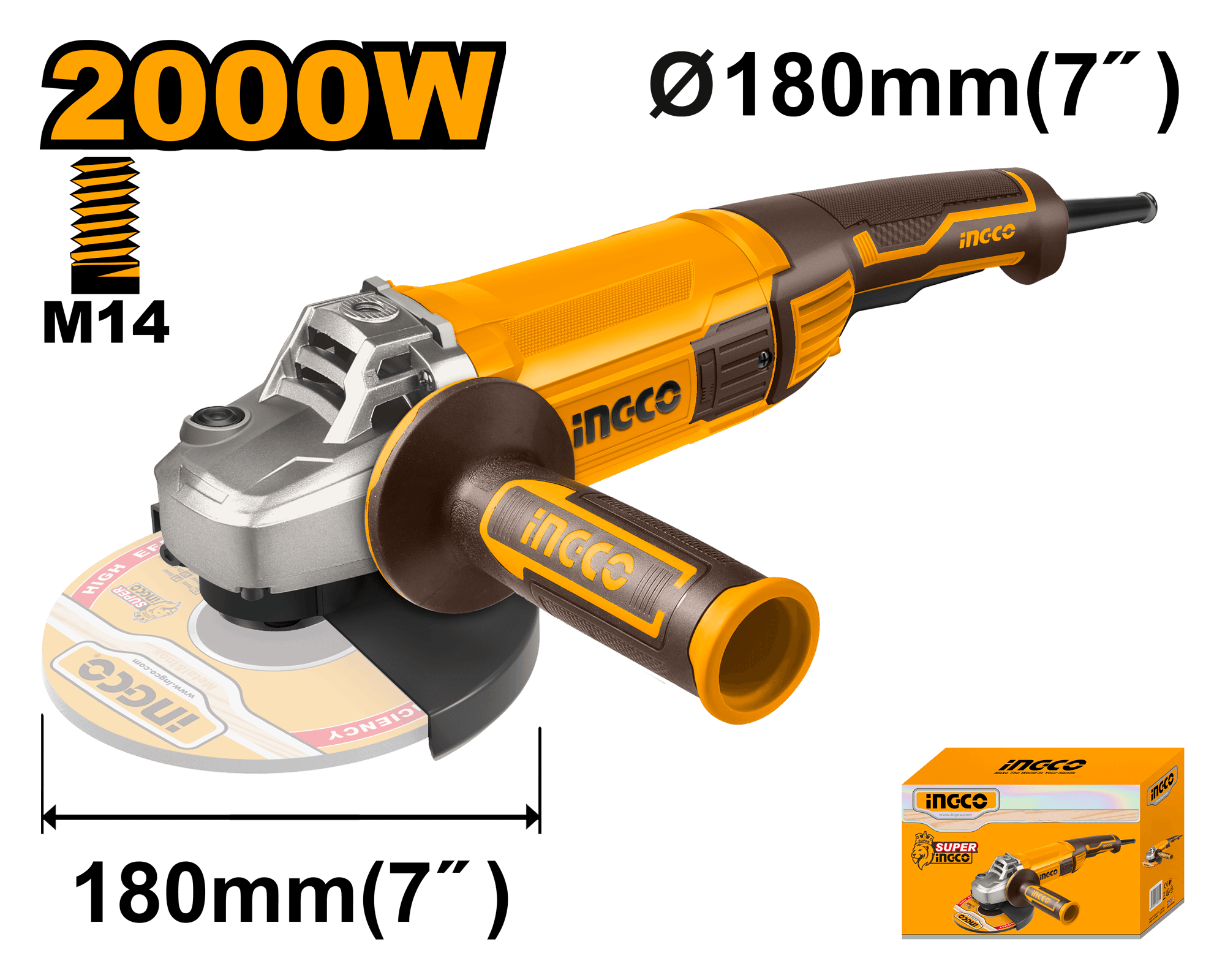 Flex Unghiular 2000W 180mm