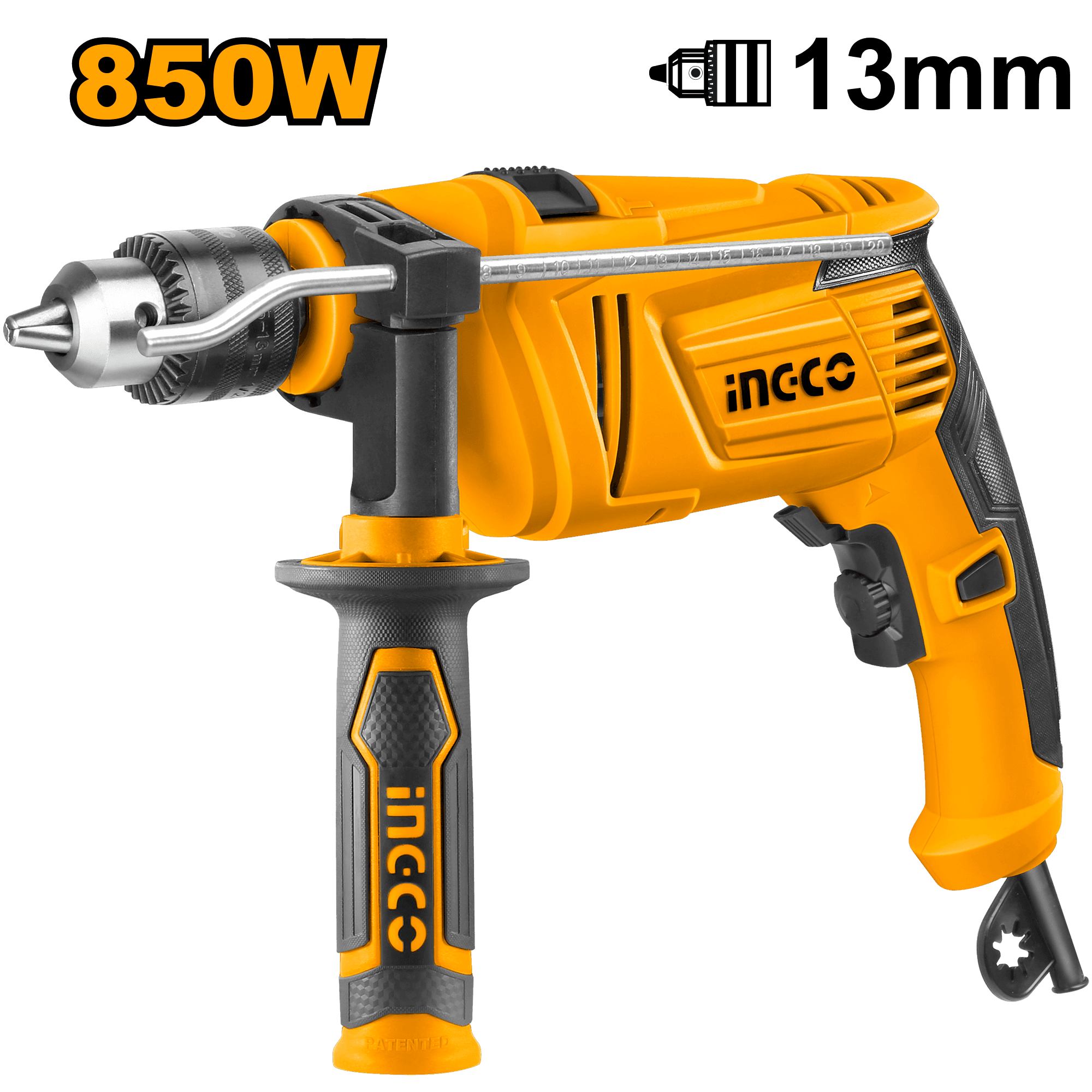 Bormasina 850W cu Impact si Mandrina de Metal