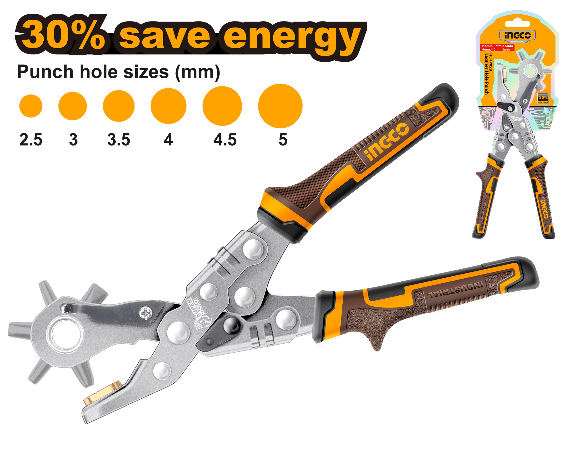 Cleste perforator pentru piele