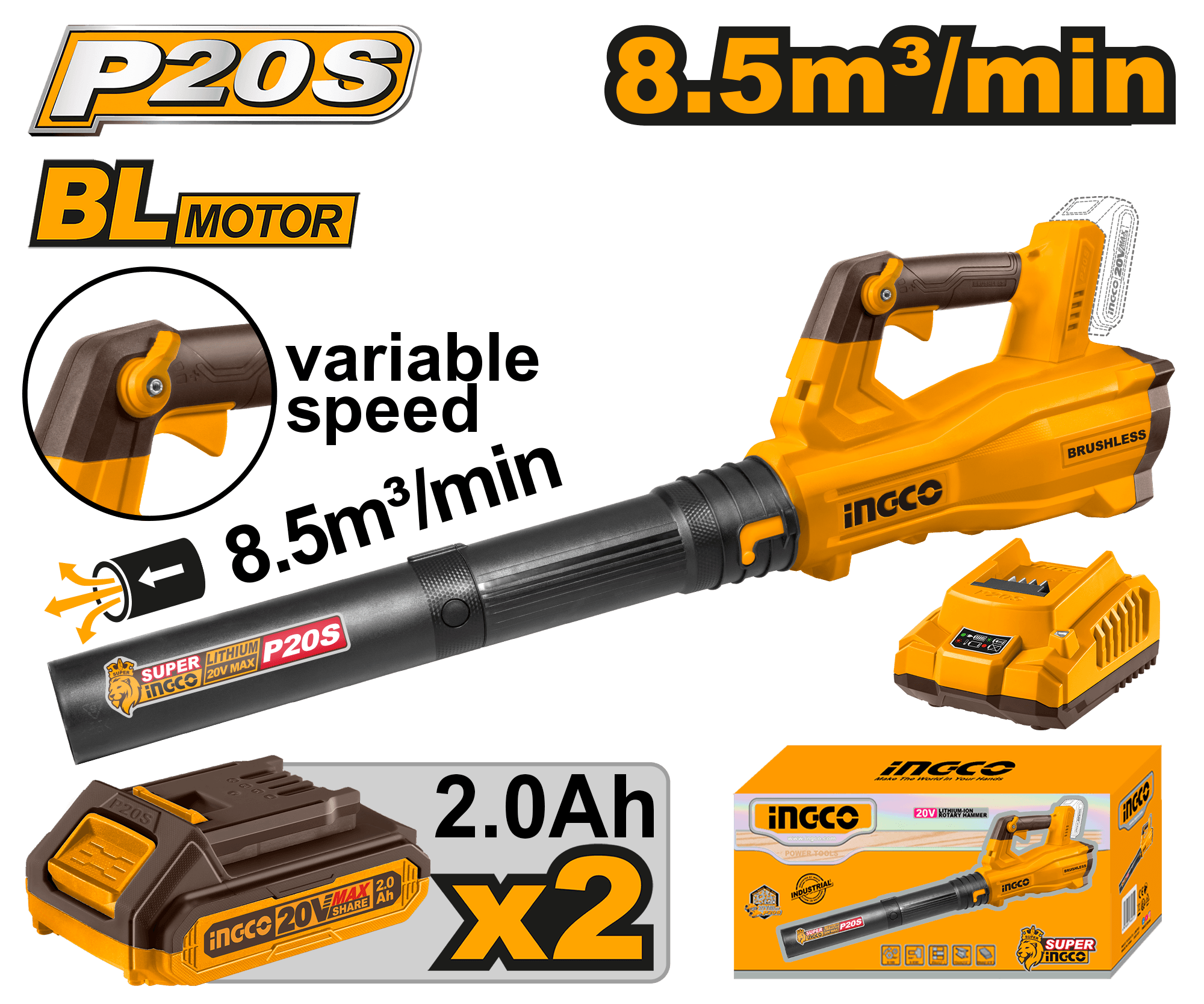 Suflanta 20V Cu 2 Acumulatori