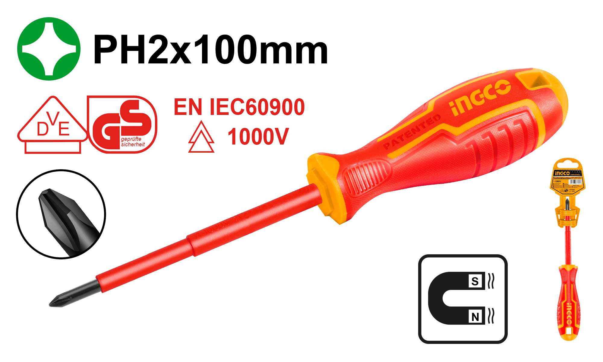 Surubelnita de Electrician in Cruce PH 1000V