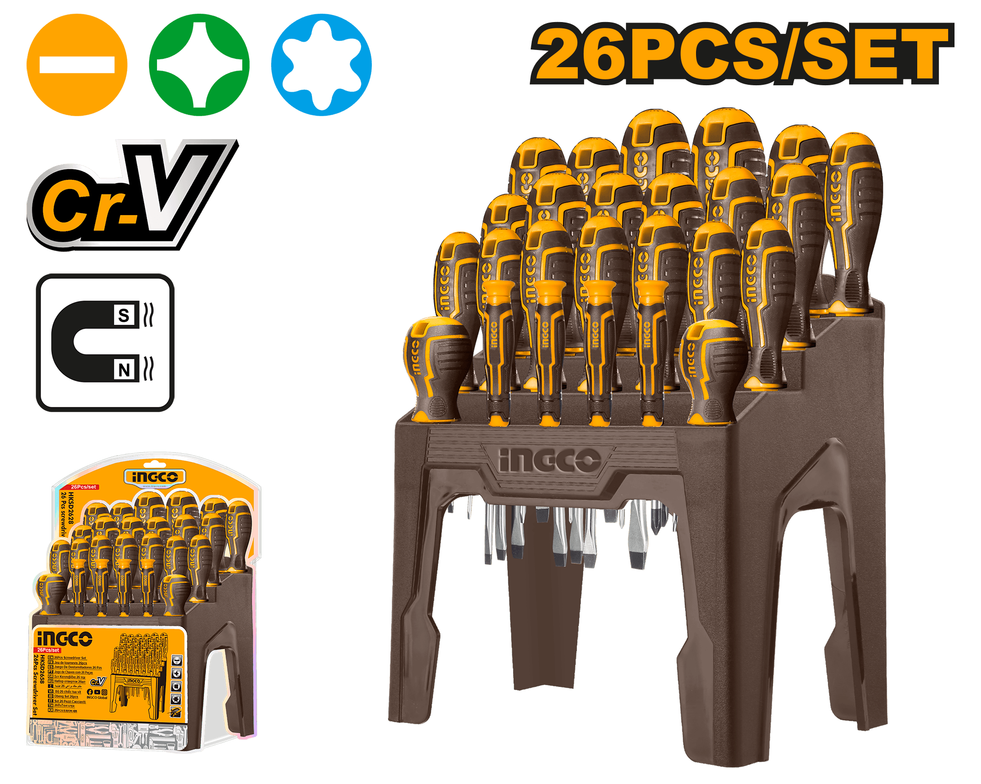 Set de Surubelnite Material CR-V 26 pcs