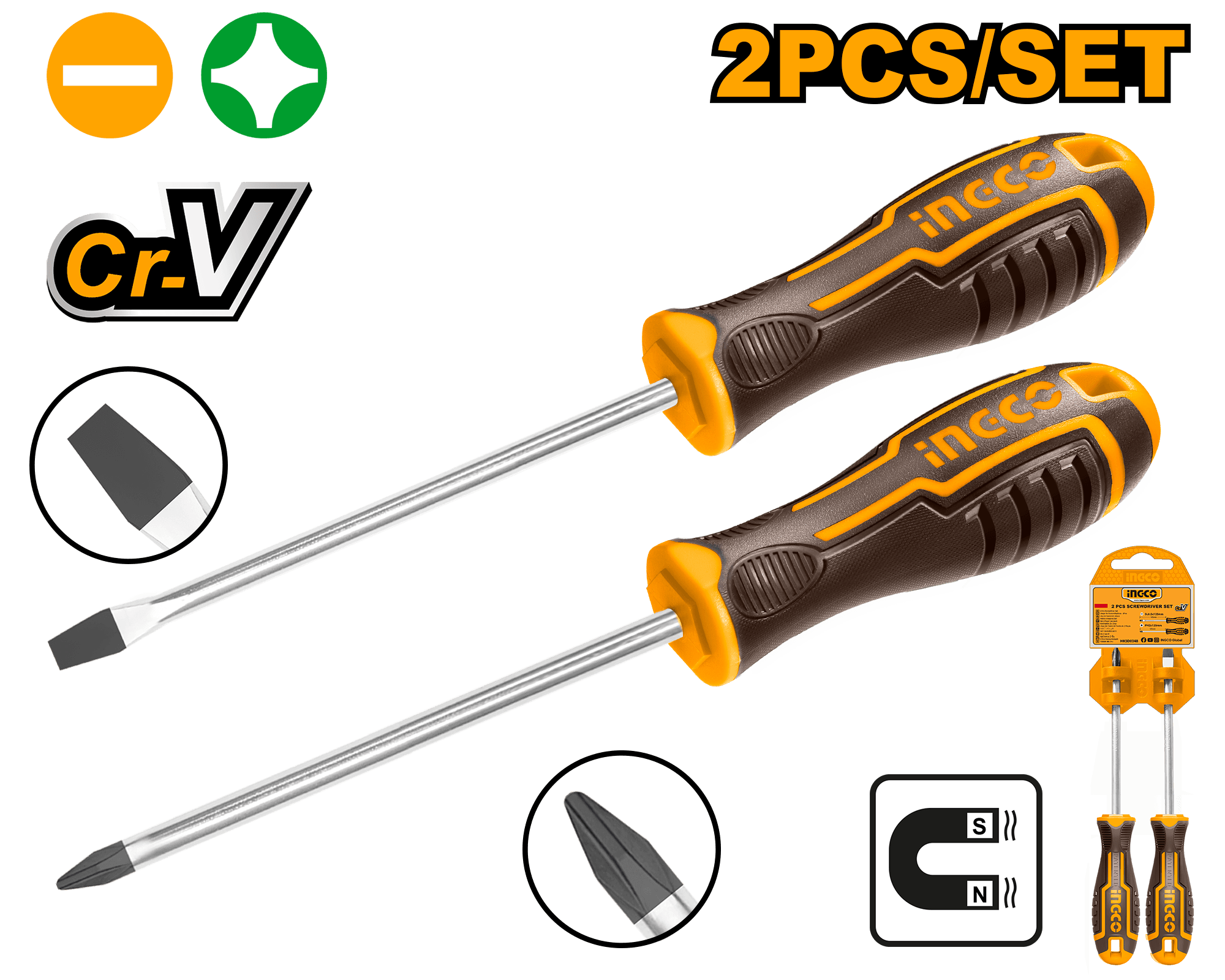 Set de Surubelnite din Cr-V + -