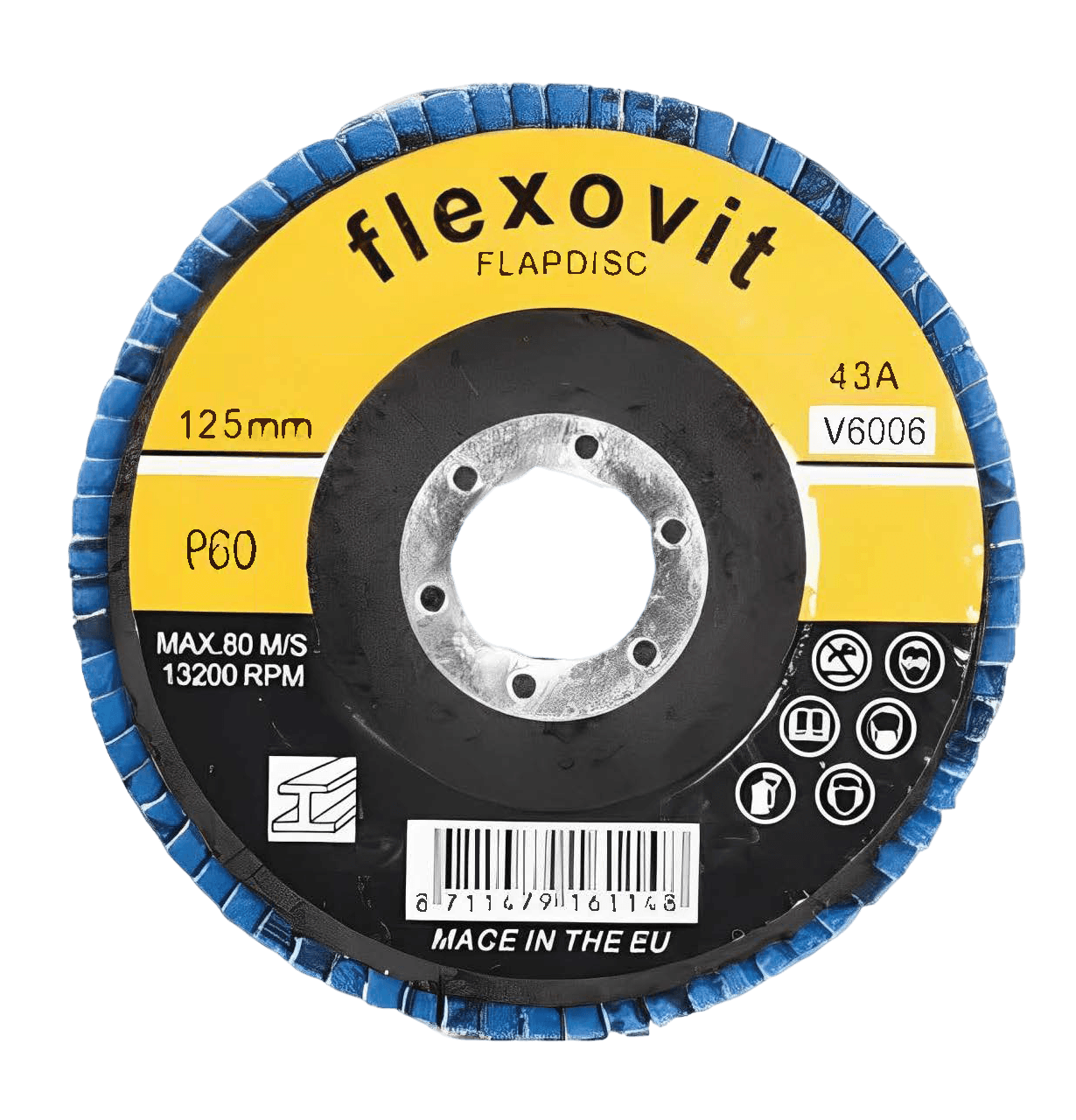 Disc Lamelar Albastru pentru Slefuit 125mm