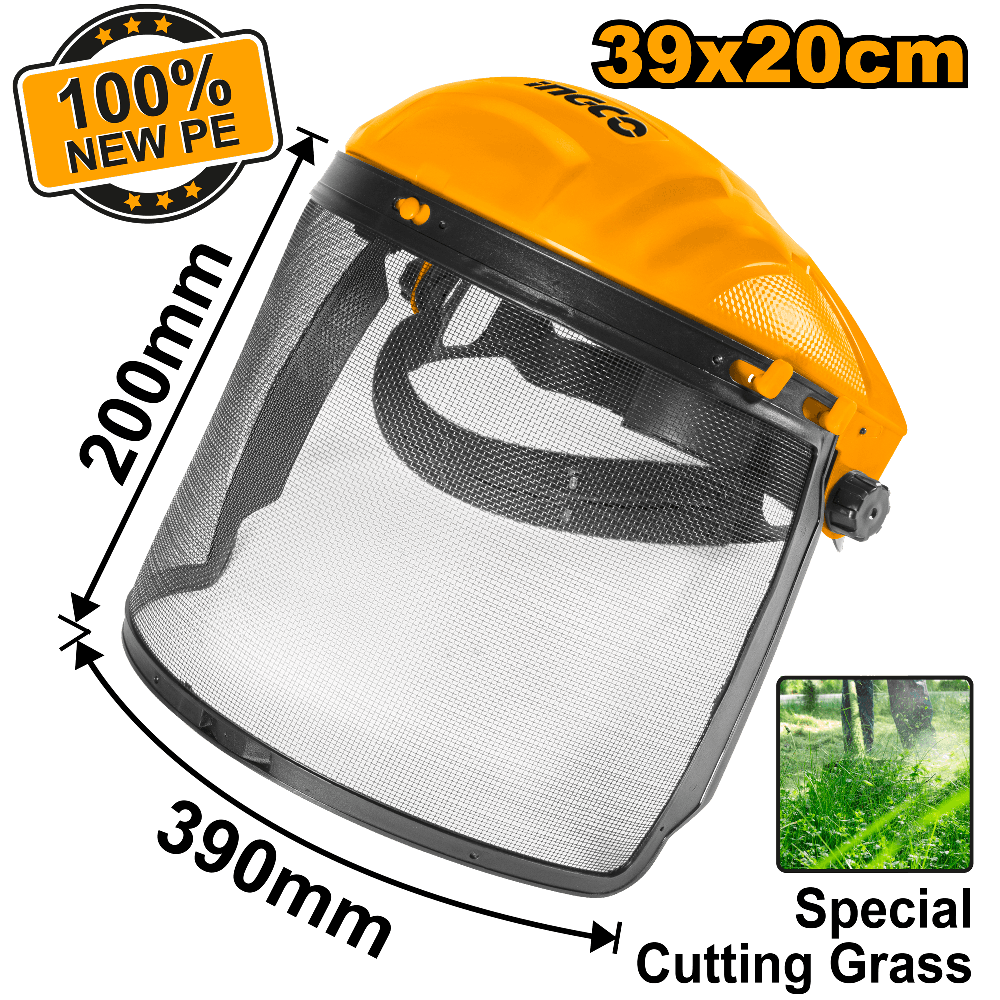 Masca Tip Viziera Plasa Ingco