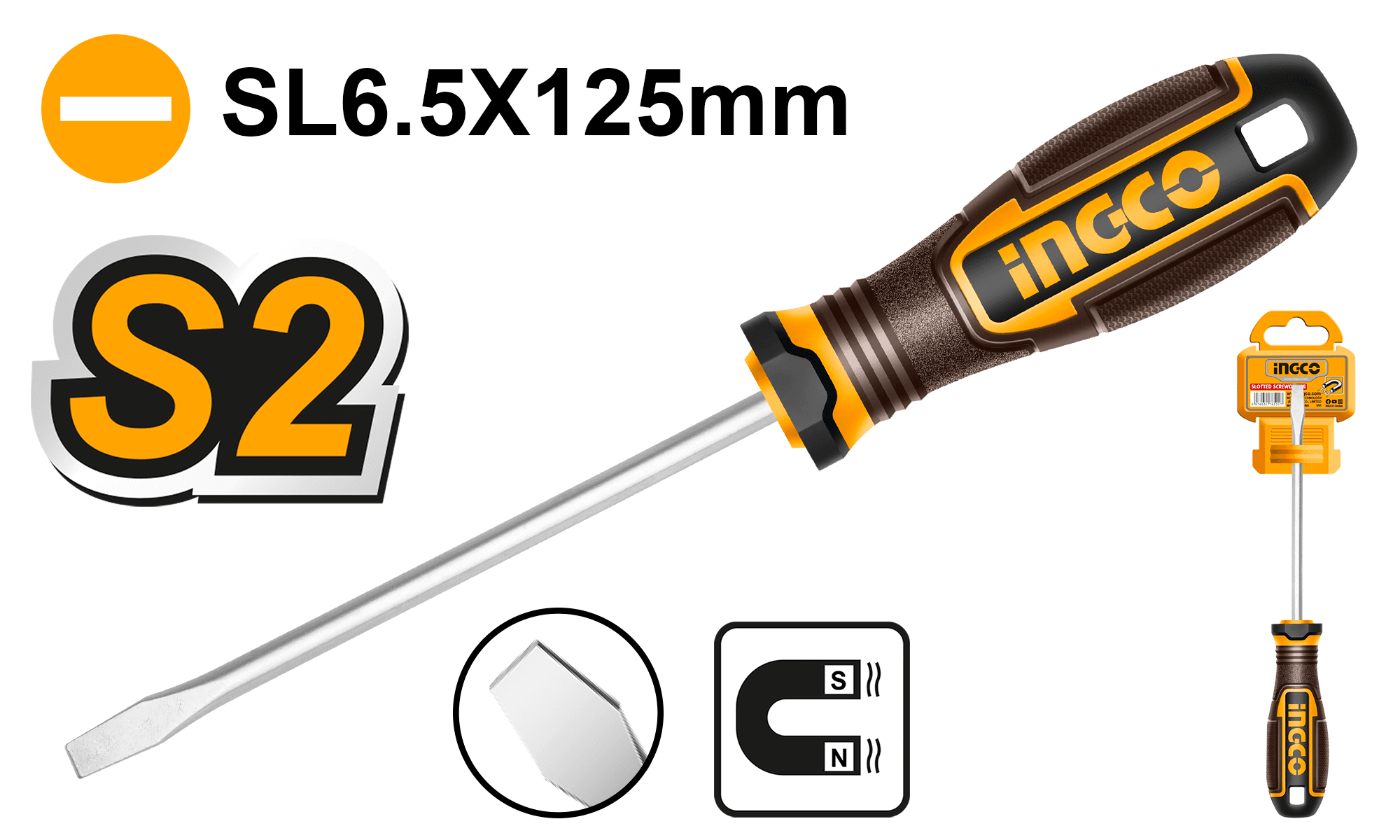Surubelnita - SL5.5 cu Maner Cauciucat