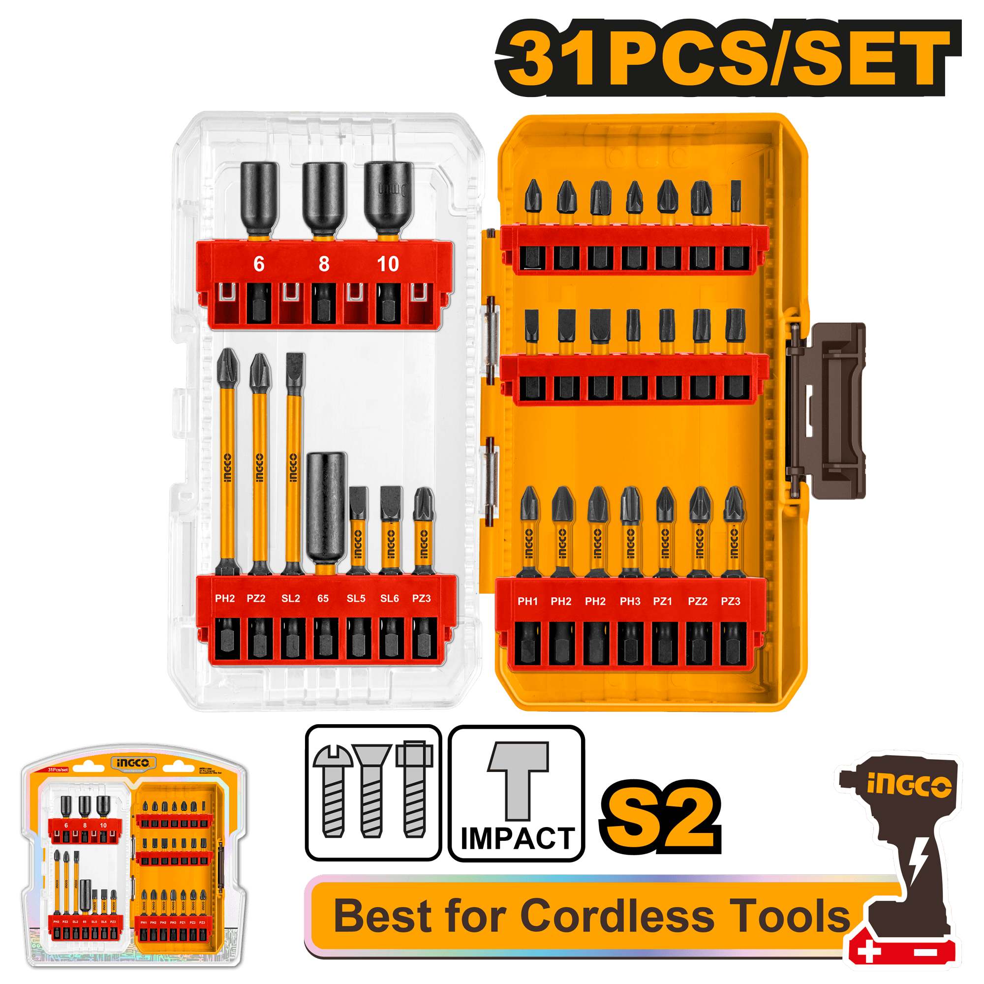 Set Biti Impact 31buc