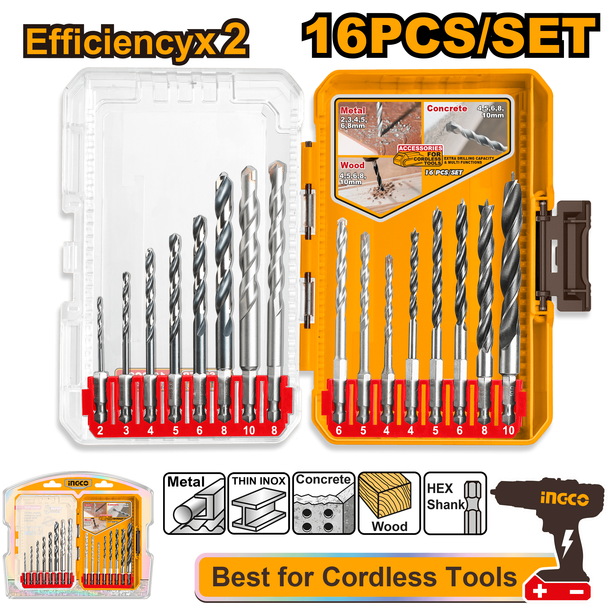 Set Burghie Multifunctionale Industrial 16buc