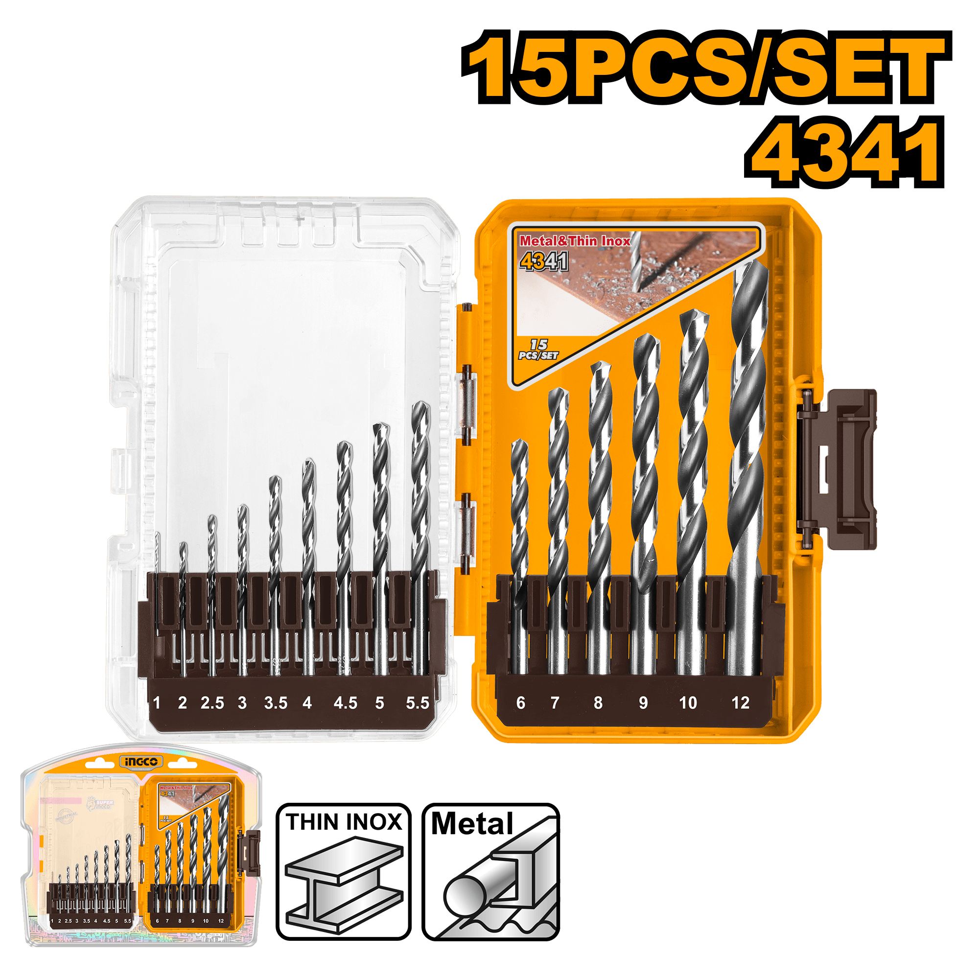 Set Burghie Metal 15buc