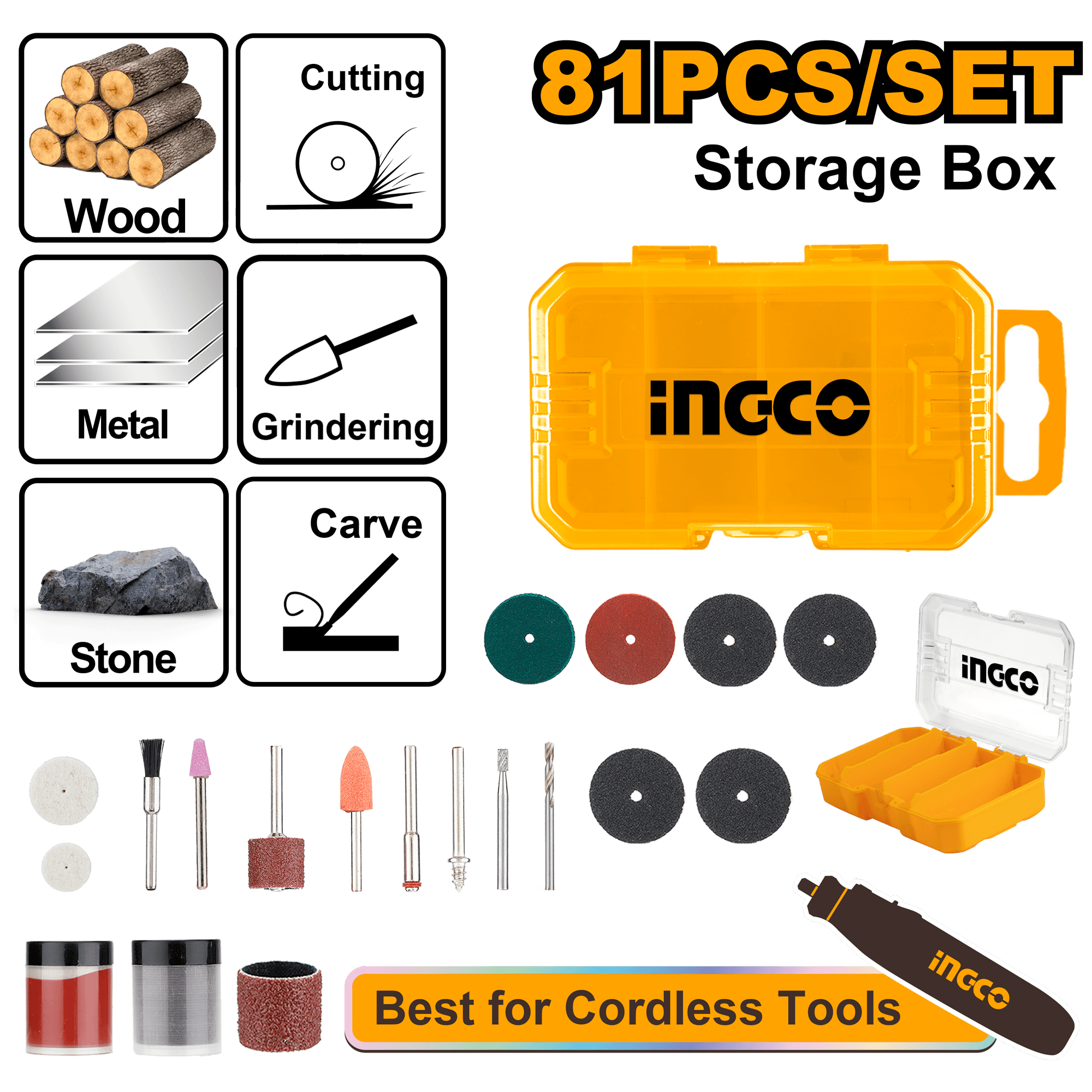 Set Accesorii pentru Biax 81buc