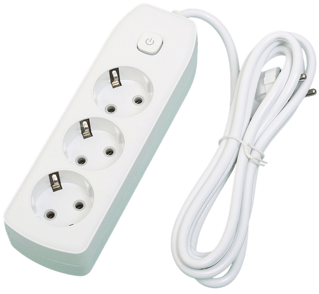Prelungitor cu 3 Prize si Intrerupator 3-5m