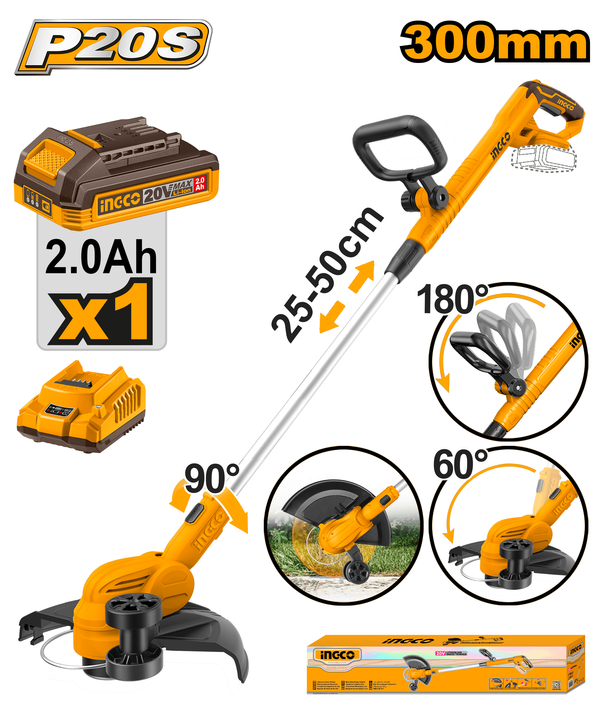 Motocoasa Mica 20V cu Roata