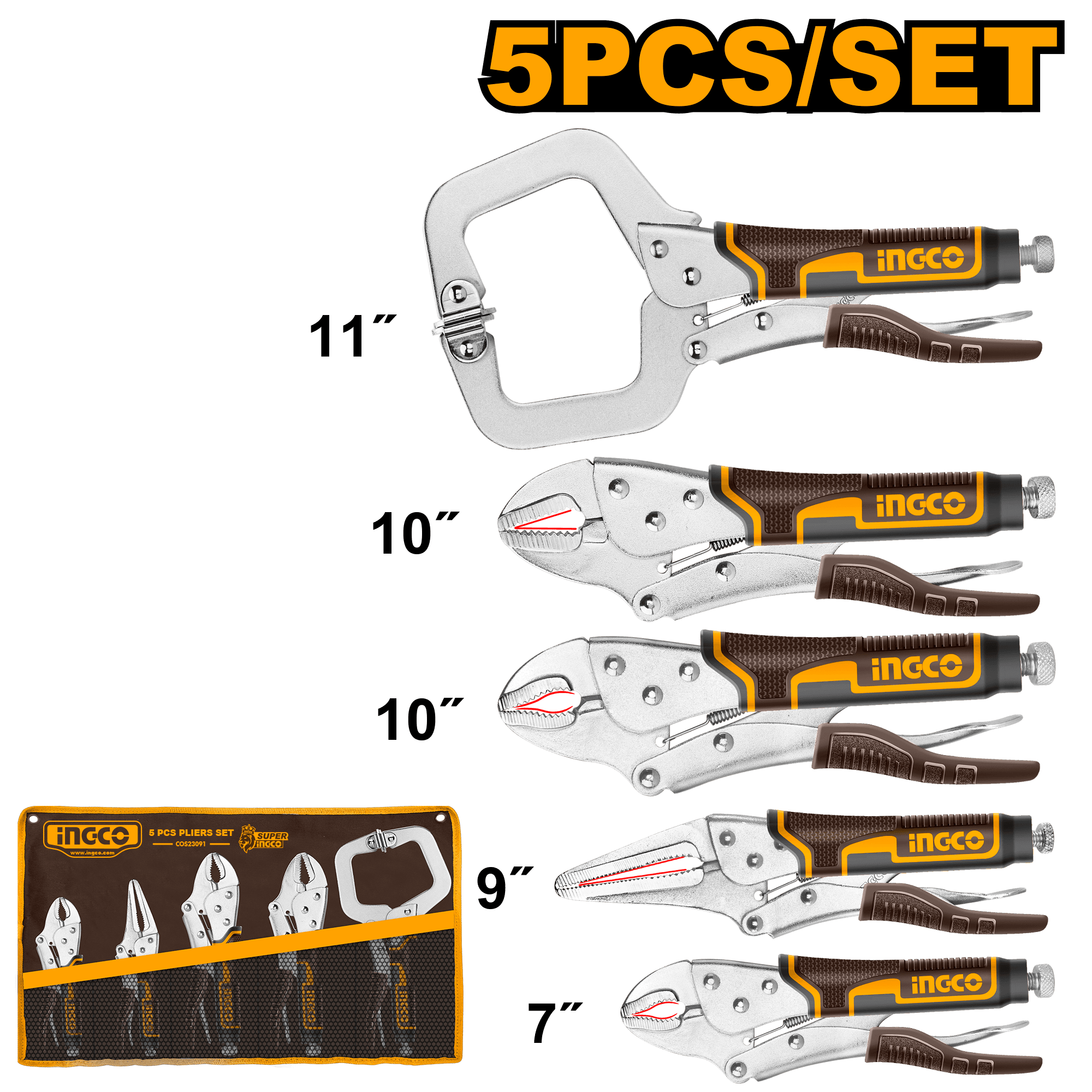 Clesti cu Autoblocaj Set 5buc