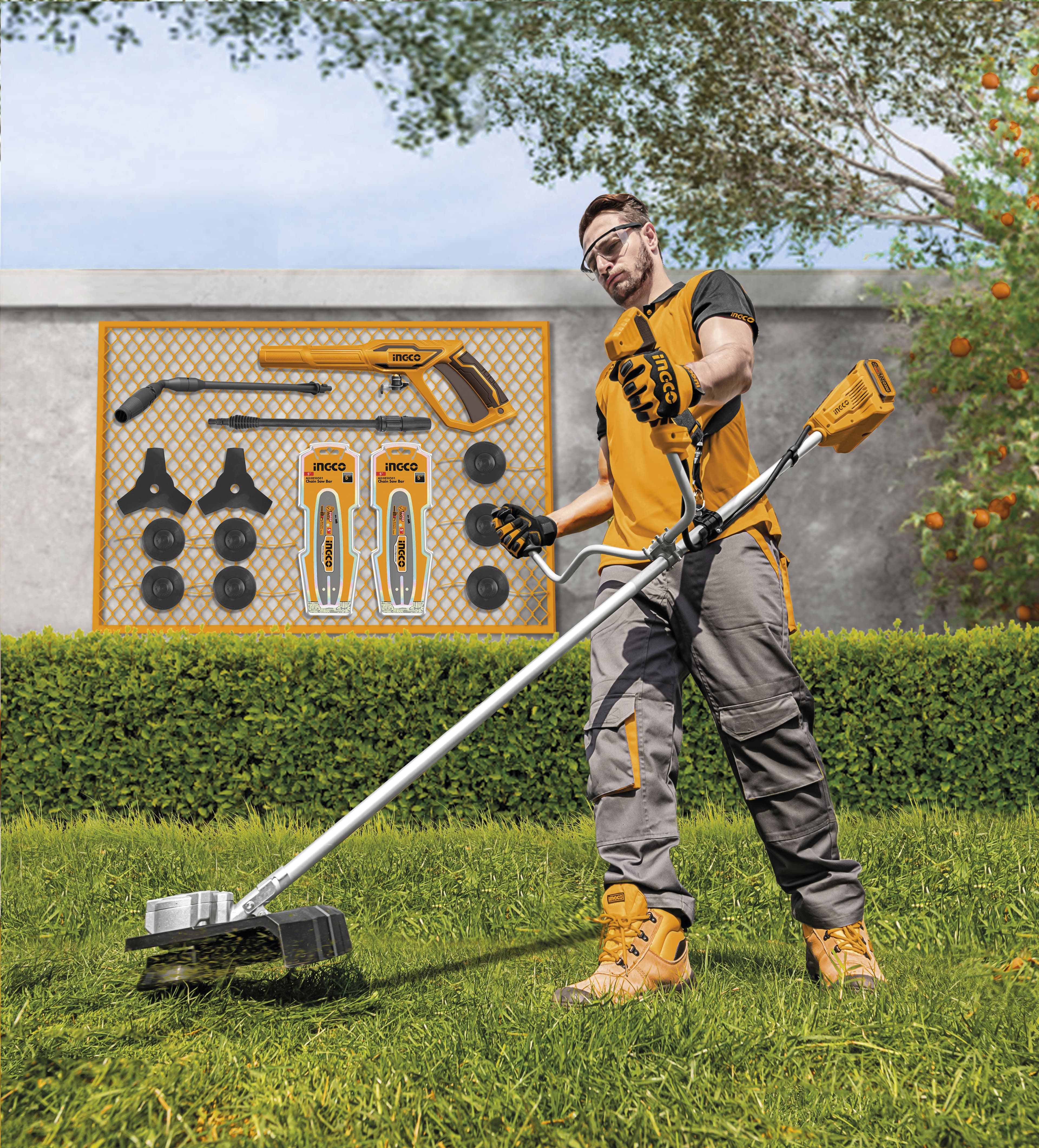 Motocoasa 40V cu 2 Acumulatori 4Ah image