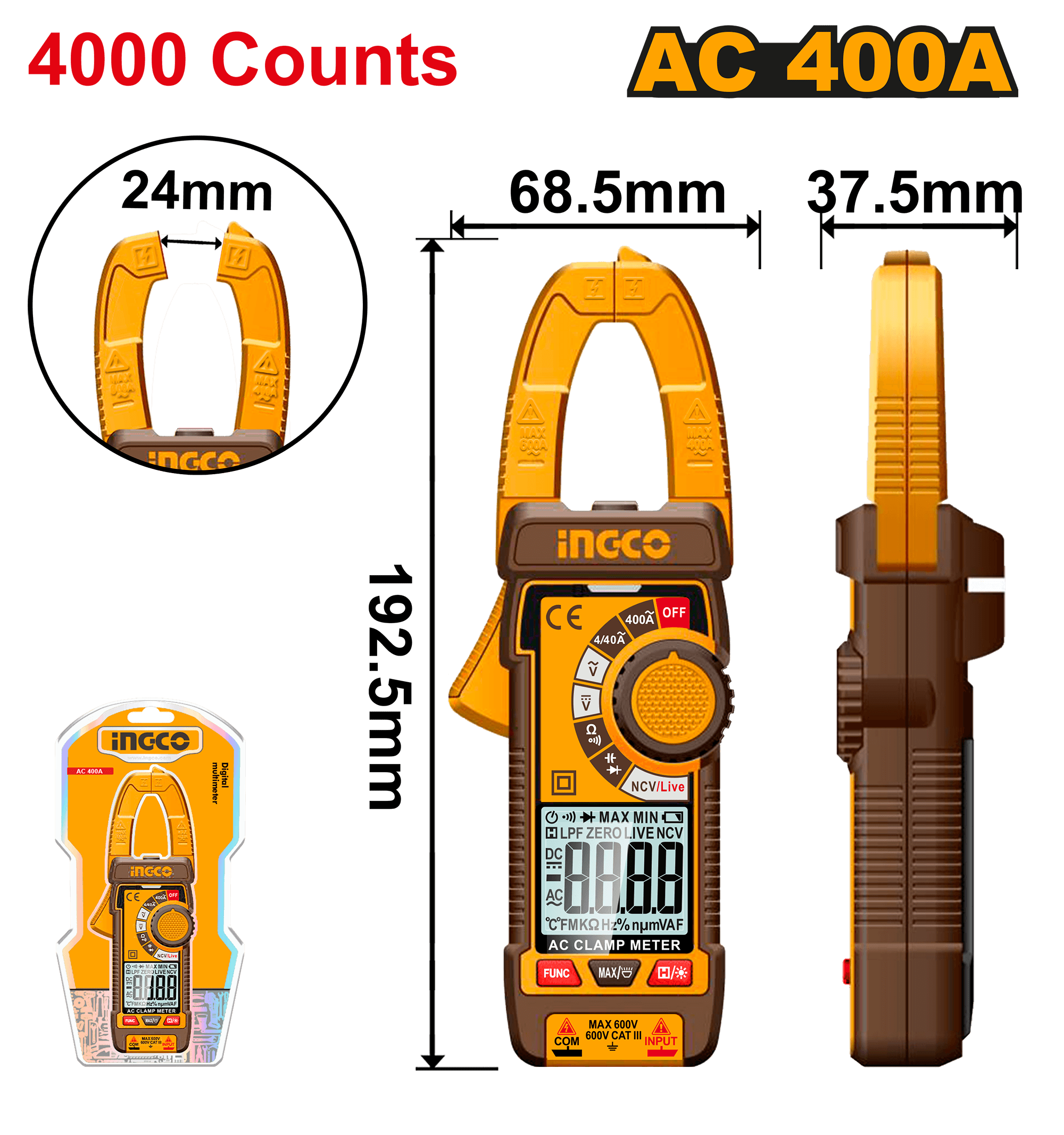 Multimetru / Clampmetru 400