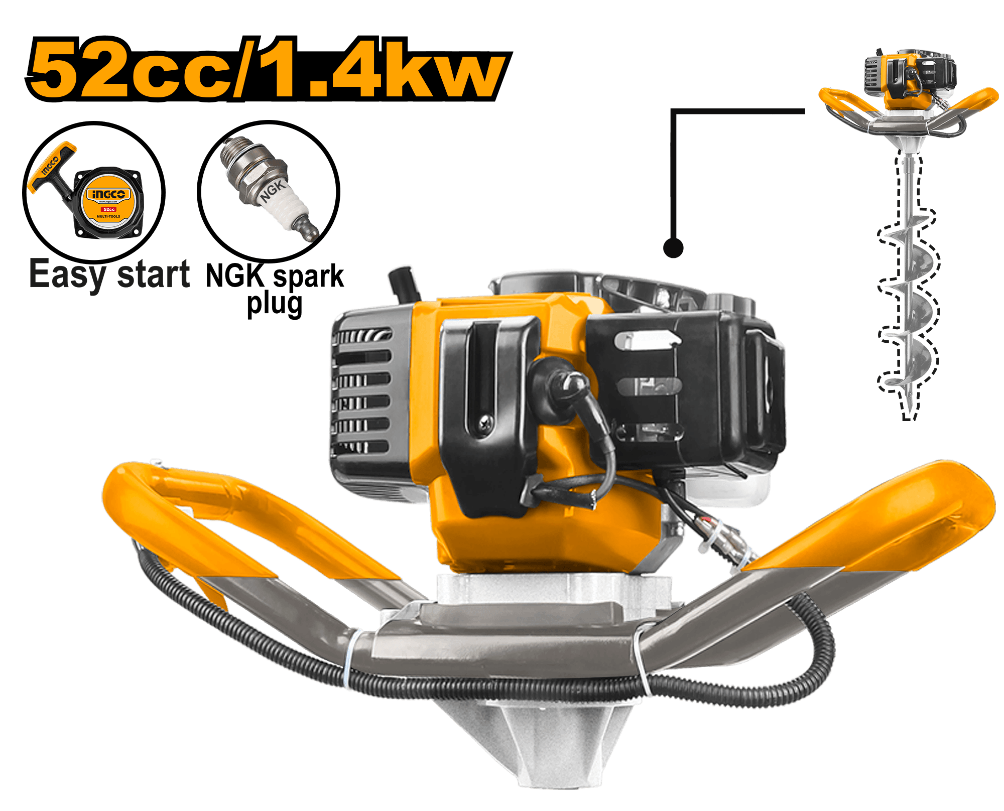 Motoforeza 52CC 1.4KW