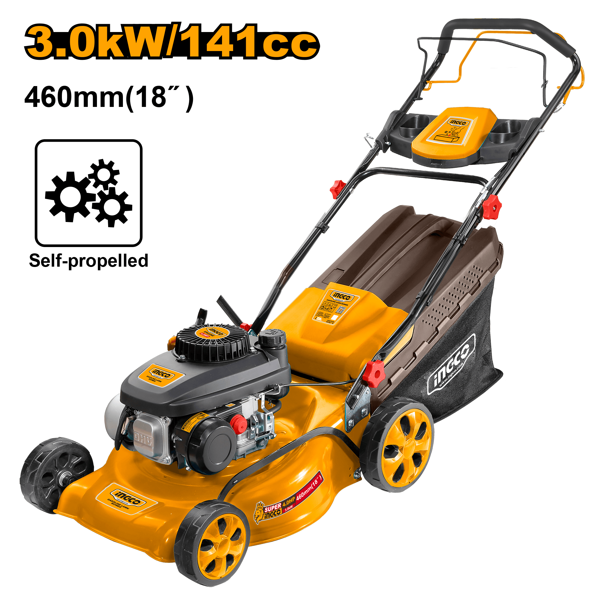 Masina de Tuns Iarba cu Tractiune 4.0Hp