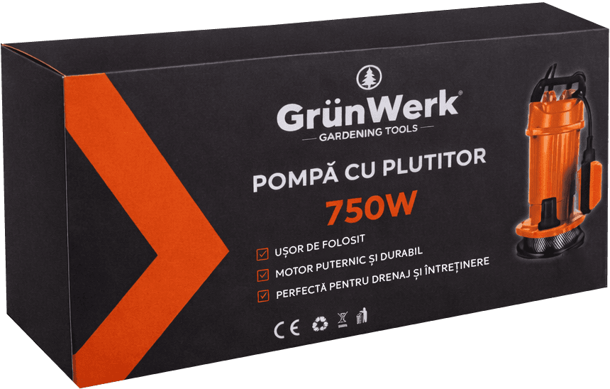 Pompa De Fonta Apa Curata Plutitor 750W 32m GW image