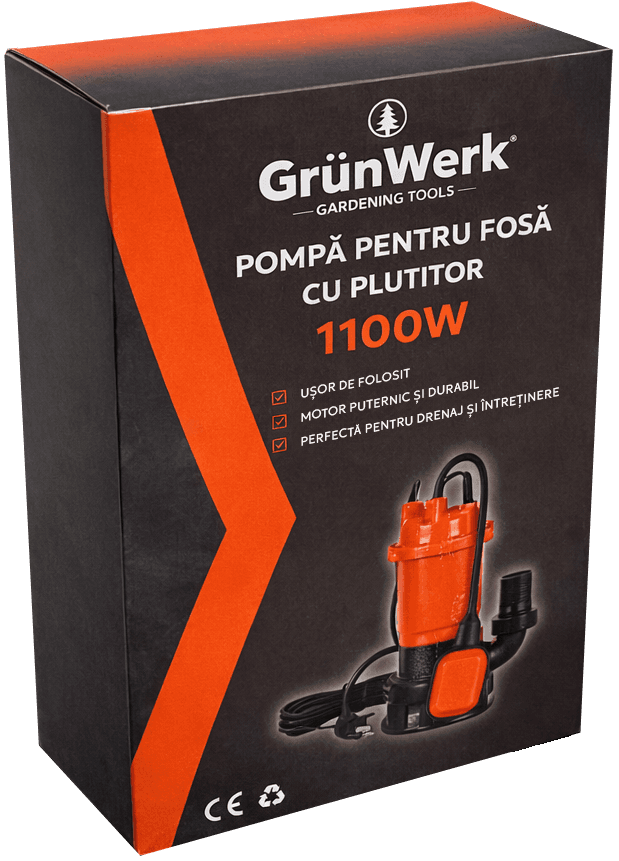 Pompa Apa Murdara din Fonta cu Plutitor GW 1.1KW image